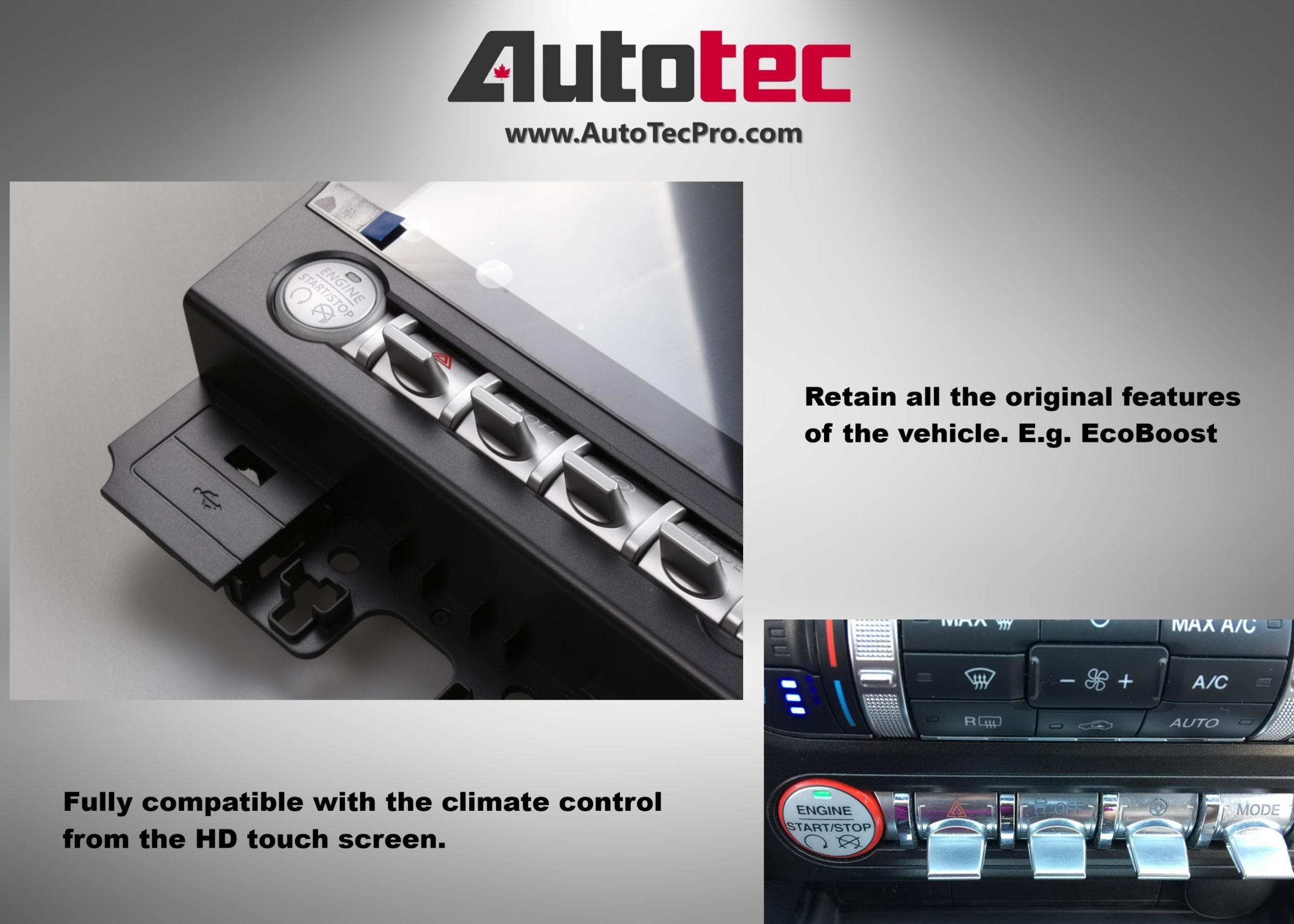 Ford Fusion (2013 – 2020) 13.6″ IPS HD Touch-Screen Android Navigation