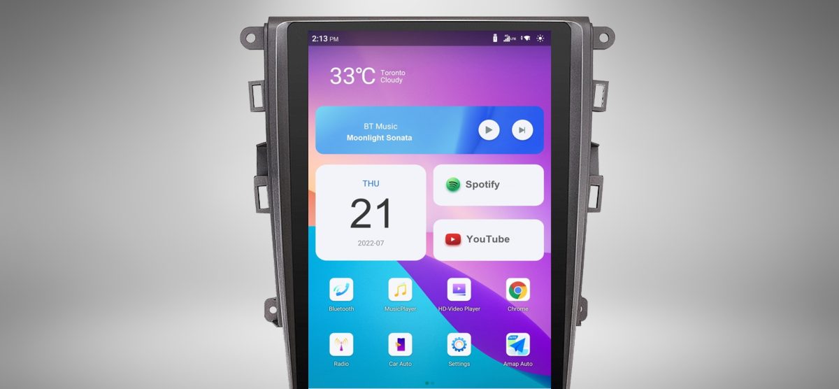 Ford Fusion (2013 – 2020) 13.6″ IPS HD Touch-Screen Android Navigation