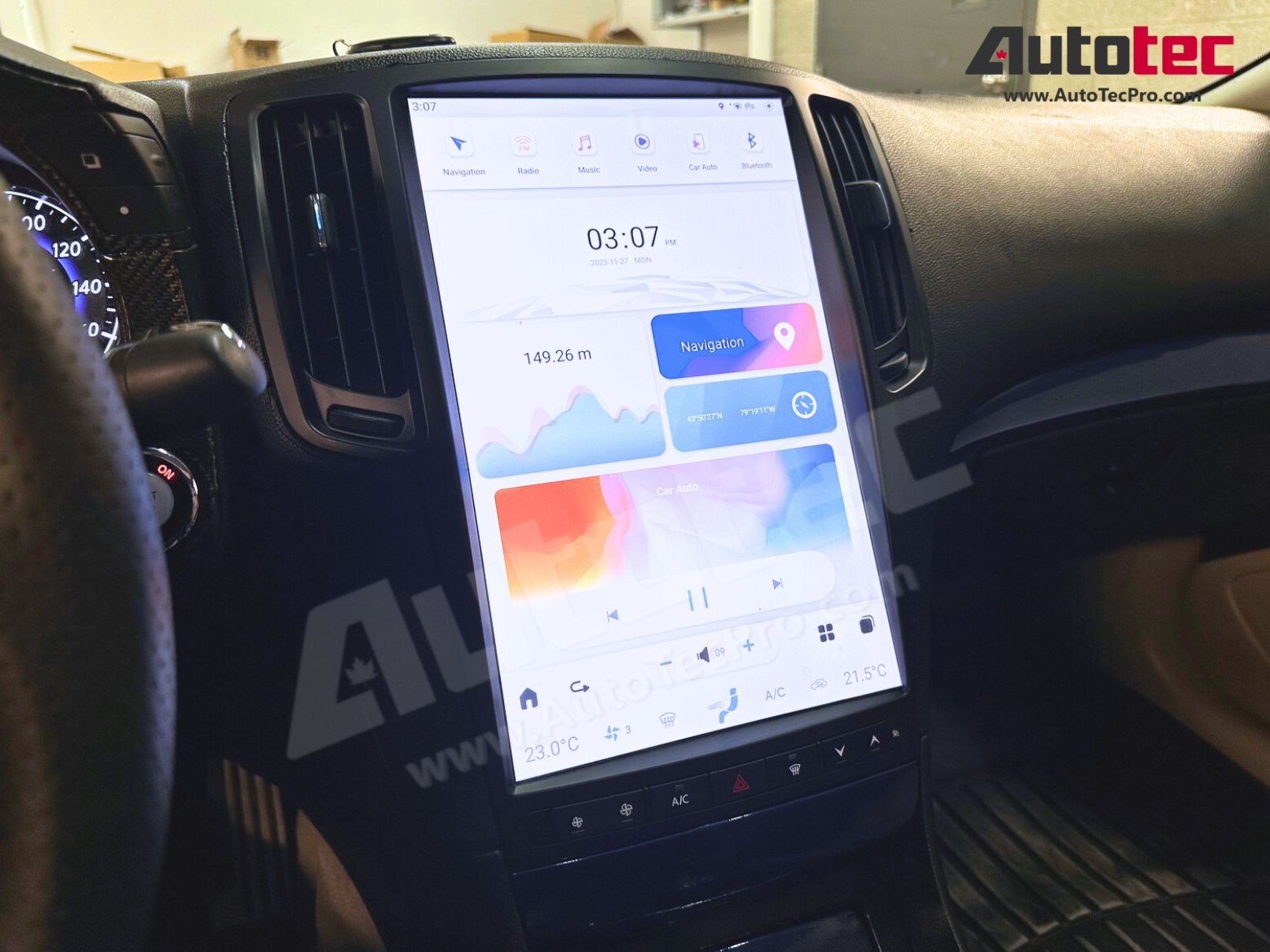 Infiniti G25/G35/G37/G37s (2007 – 2015) 14.5″ (Mark 7) 2K QHD Touch-Screen Navigation & Infotainment System | GPS | BT | Wifi | 4G LTE | CarPlay