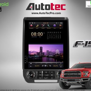 Ford F150 (2015 – 2020)  12.1″ IPS Touch-Screen Android Navigation System Android 9.0 | GPS | BT | Wifi | A2DP | SYNC