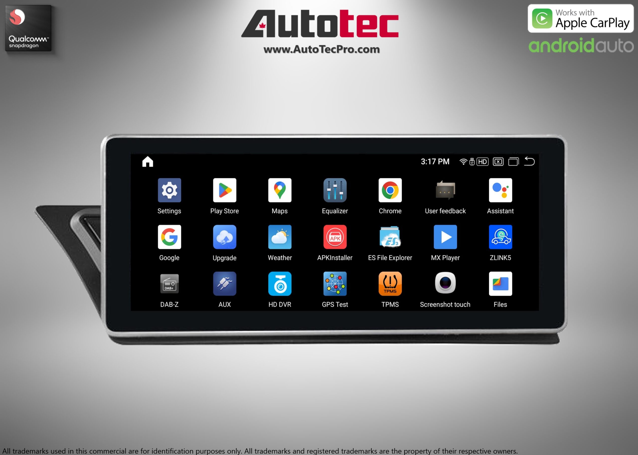 AUDI A4 / A5 (2008 – 2009) OEM FIT 10.25″ HD IPS Touch-Screen Android Navigation & Infotainment System | Android 14 | GPS | BT | Wifi | 4G LTE | CarPlay | Android Auto | Camera | MMI-2G | MMI-2G+