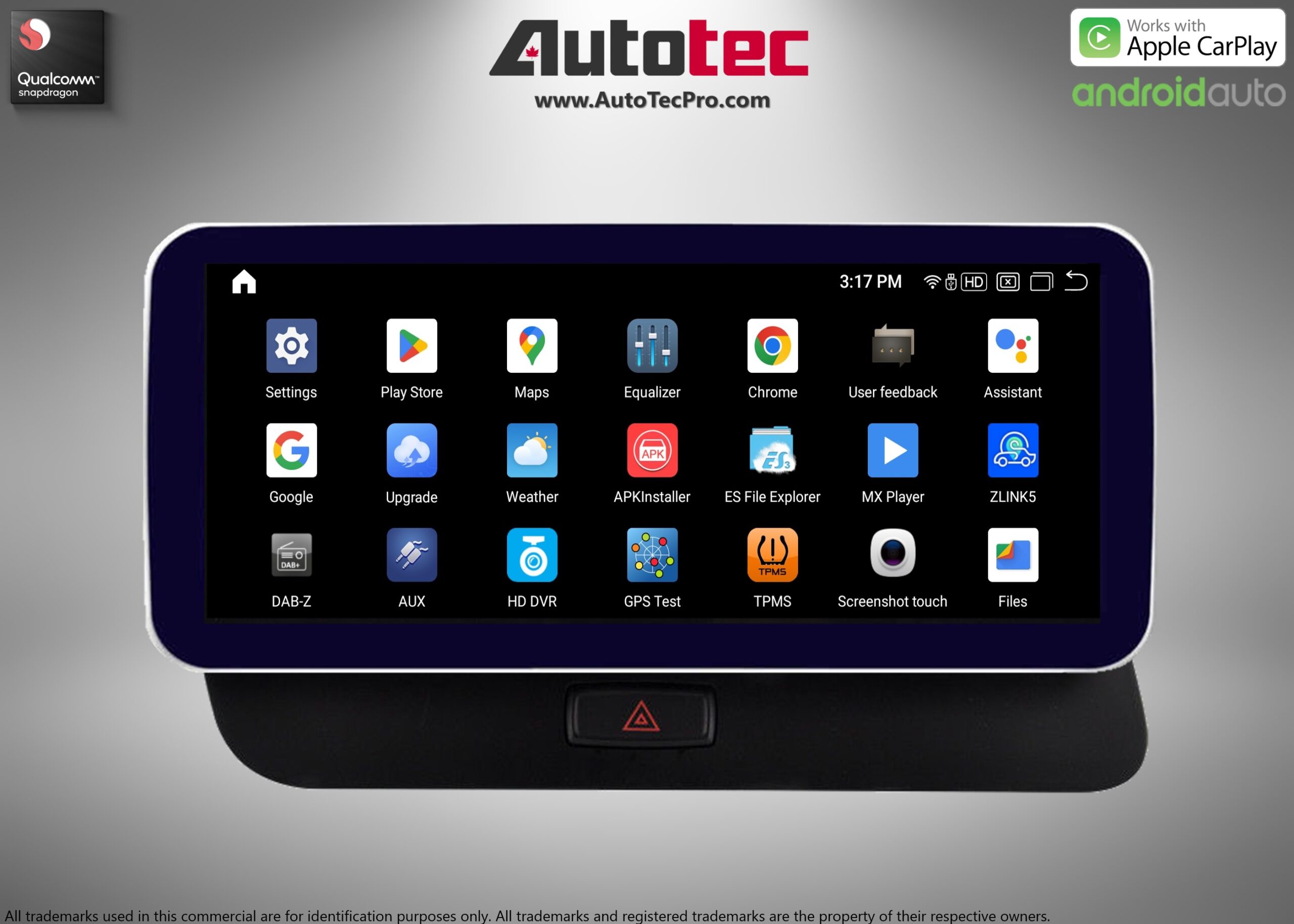 AUDI Q5 / SQ5 (2008 – 2017) OEM FIT 10.25″ / 12.3″ HD Touch-Screen Android Navigation System | Android 13 | GPS | BT | Wifi | Camera | CarPlay | MMI-3G | MMI-3G+