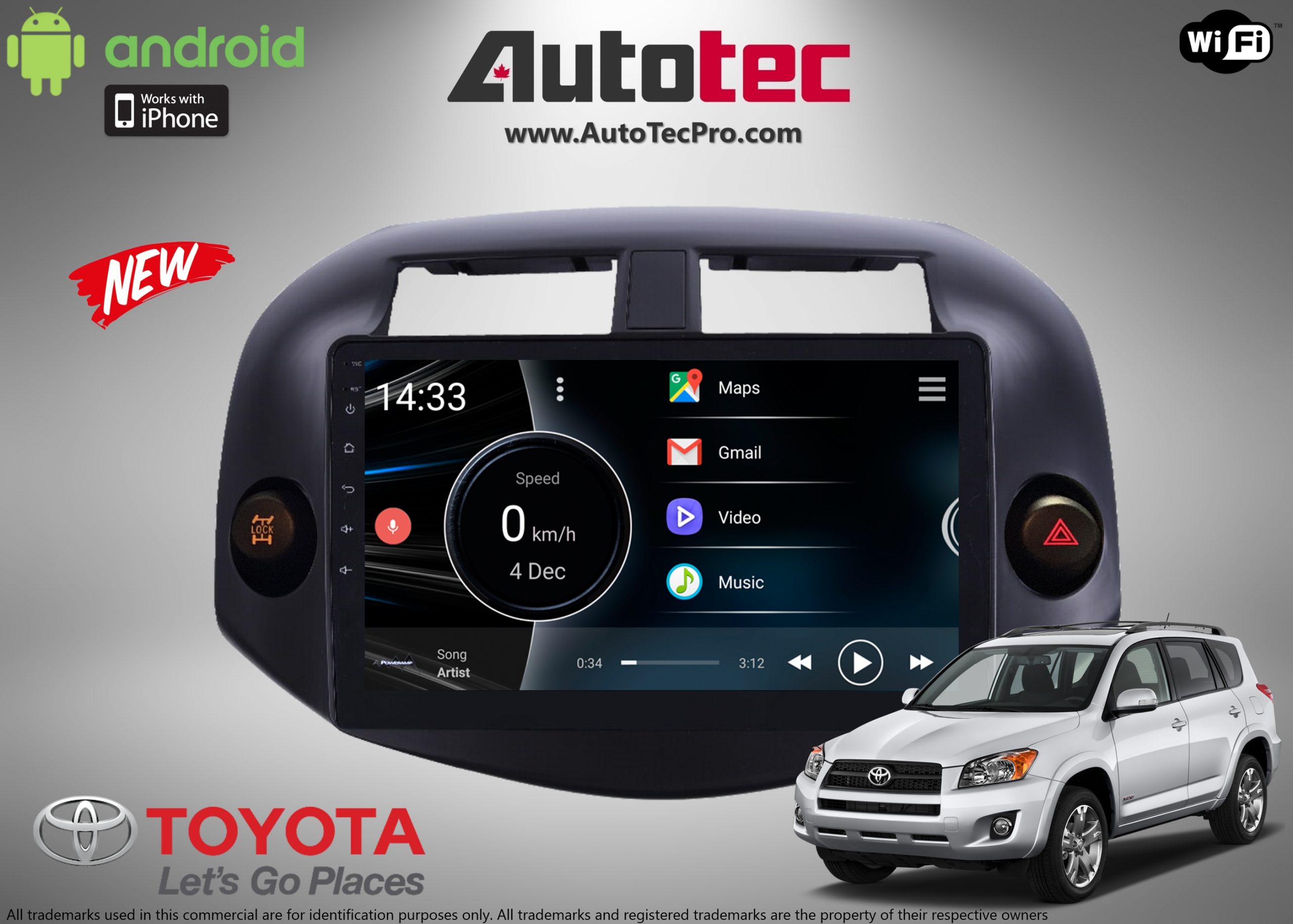 Toyota Rav4 Touch Screen