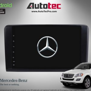 Mercedes-Benz ML / GL ( 2005-2012 ) Direct-Fit 9″ HD Touch-Screen Android Navigation System | Android 10.0 | GPS | BT | WiFi | A2DP | Camera