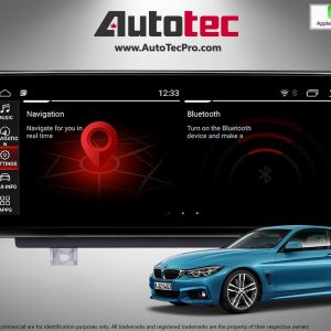 BMW 4 Series (2013 – 2020) F32/F33/F36 OEM FIT 10.25″/12.3″ HD Touch-Screen Android Navigation System | GPS | BT | Wifi | 4G LTE | Camera | CarPlay