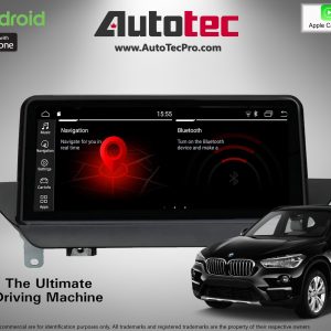 BMW X1 (2009 – 2015) E84 OEM FIT 10.25″ HD Touch-Screen Android Navigation System | GPS | BT | Wifi | Camera | CarPlay