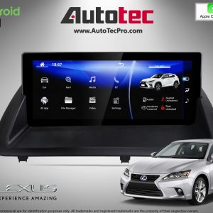 Lexus CT200h (2011 – 2018) OEM FIT 10.25″ HD Touch-Screen Android Navigation System | GPS | BT | Wifi | CarPlay | Android Auto | CAMERA