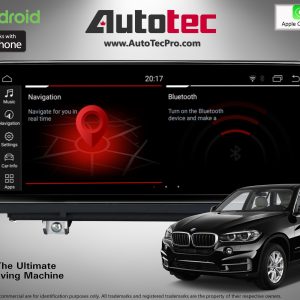 BMW X5/X6 (2007 – 2014) E70 E71 OEM FIT 10.25″ / 12.3″ HD Touch-Screen Android Navigation System | GPS | BT | Wifi | Camera | CarPlay