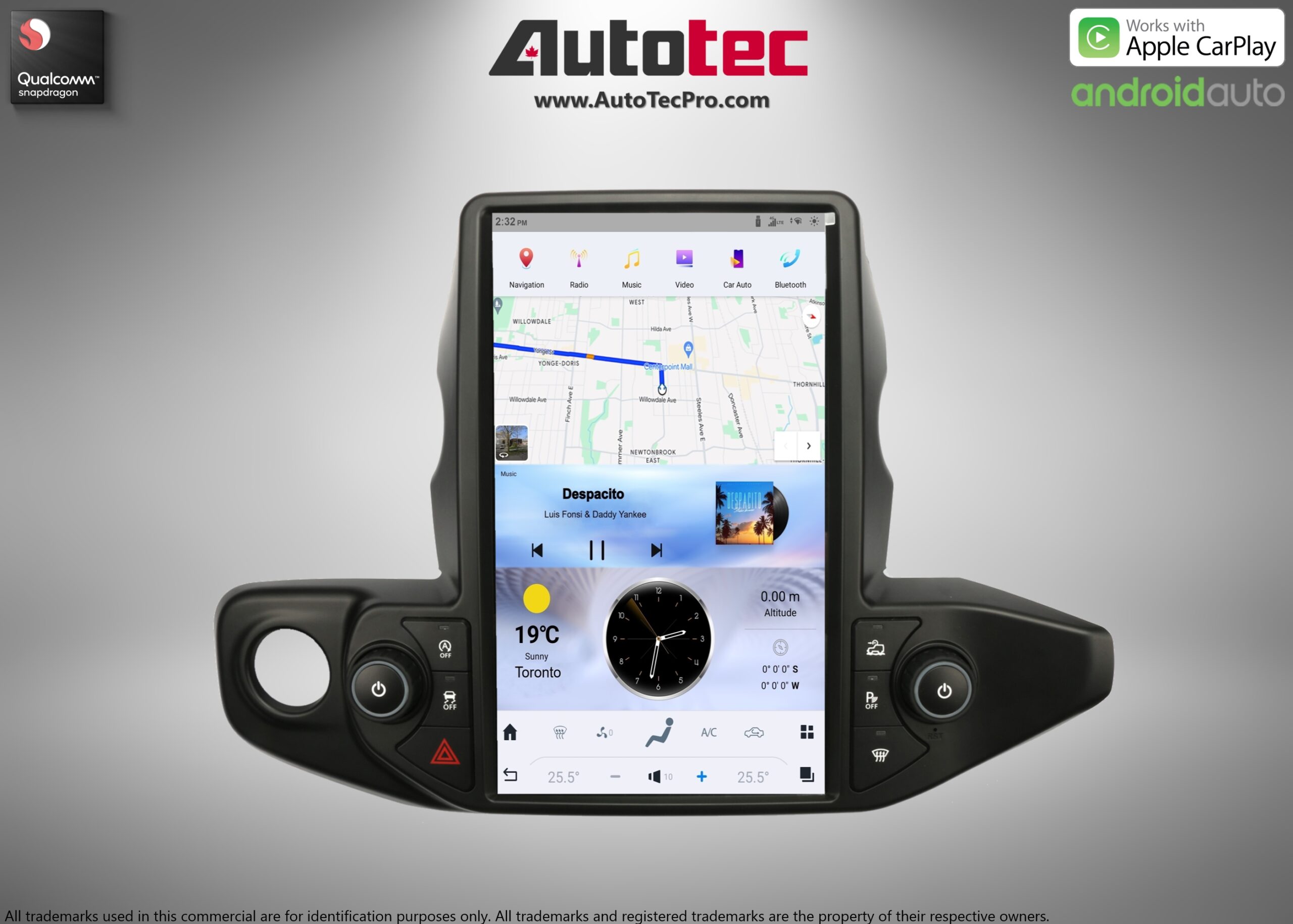 Jeep Wrangler (2018 – 2023) 13.6″ IPS HD Touch-Screen Navigation & Infotainment System | Android 13 | GPS | BT | Wifi | CarPlay