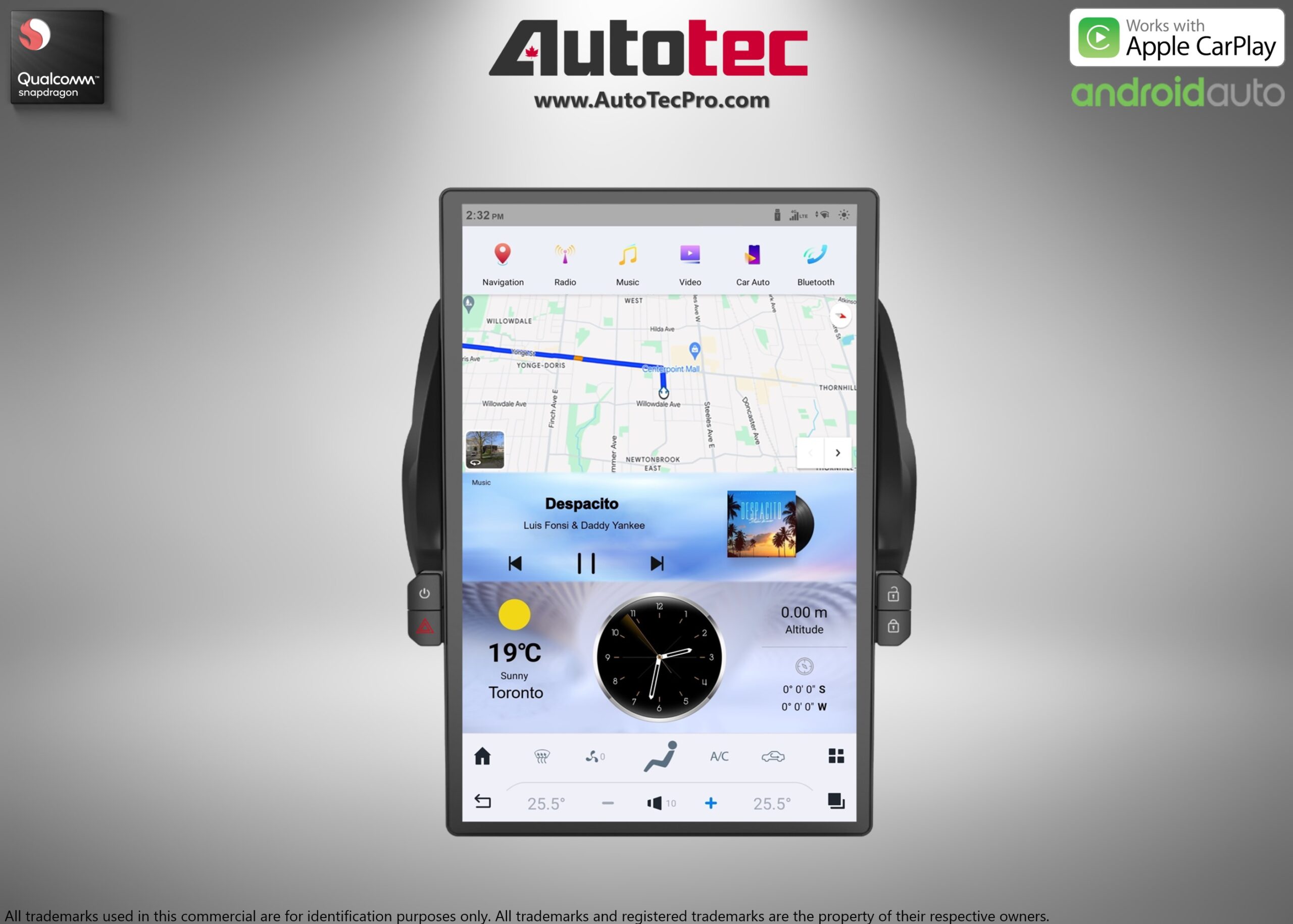 Chevrolet Camaro (2010 – 2015) 14.5″ IPS QHD 2K Touch-Screen Android Navigation System | Android 13 | GPS | BT | Wifi | CarPlay | Android Auto | 4G LTE