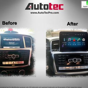 Mercedes-Benz ML / GL ( 2012-2016 ) W166 / X166 Direct-Fit 9″ HD IPS Touch-Screen Android Navigation System | Android 13 | GPS | BT | Wifi | Camera | CarPlay