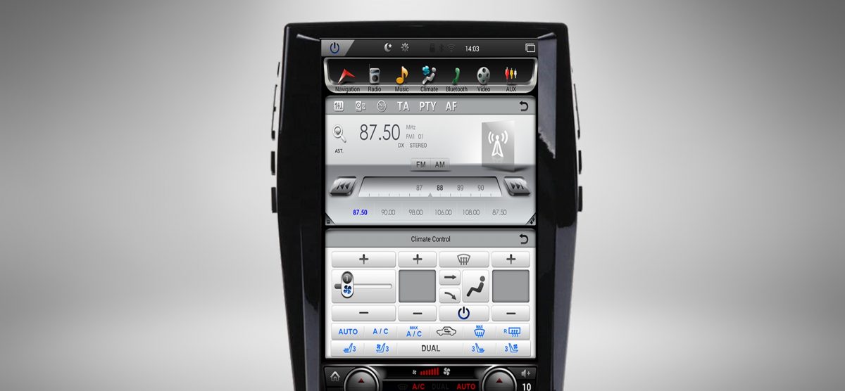 Ford Edge (2015 – 2019) 13.6″ IPS HD Touch-Screen Android Navigation