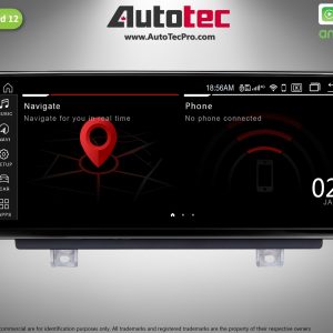 BMW 3 Series (2012 – 2018) F30 / F31 / F34 / F35 OEM FIT 10.25″/12.3″ HD Touch-Screen Navigation & Infotainment System | Android 12 | GPS | BT | Wifi | 4G LTE | Camera | CarPlay