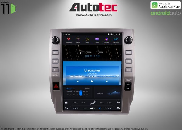 Toyota Tundra (2014 – 2020) 12.1″ HD Touch-Screen Android