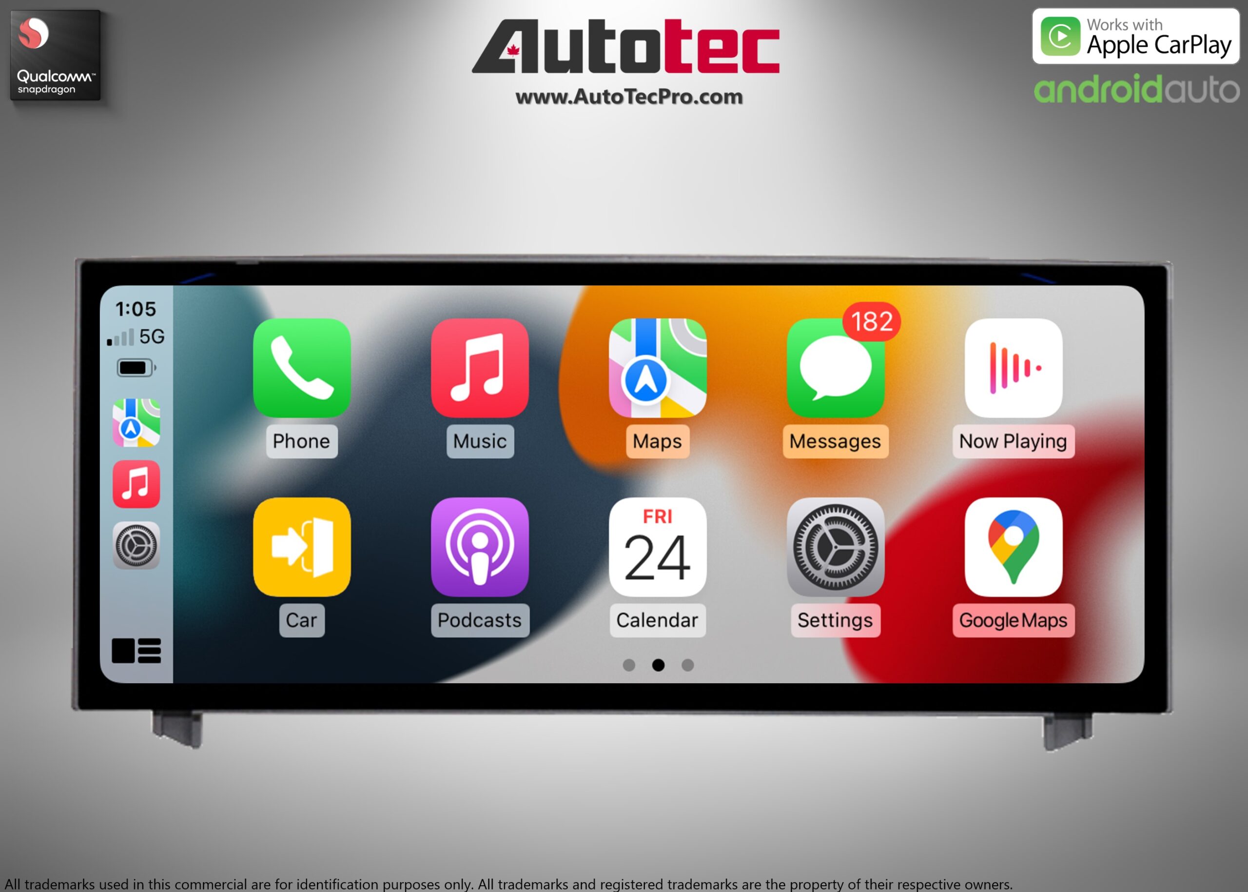 Lexus IS ( 2014- 2019 ) 10.25″ HD Touch-Screen Navigation & Infotainment System | Android 13 | GPS | BT | Wifi | A2DP | CarPlay