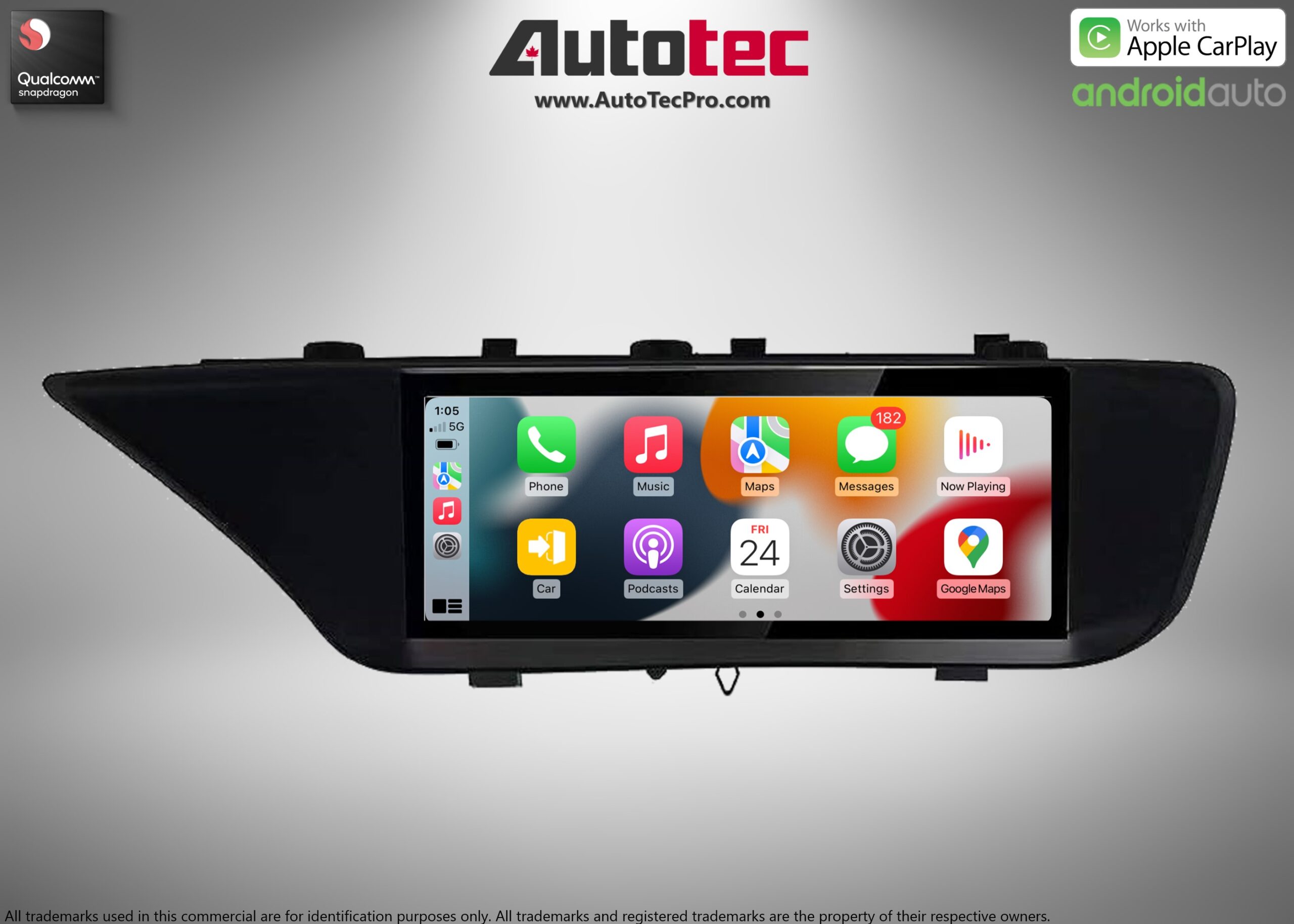 Lexus GS ( 2012- 2019 ) 12.3″ HD Touch-Screen Navigation & Infotainment System | Android 13 | GPS | BT | Wifi | A2DP | CarPlay