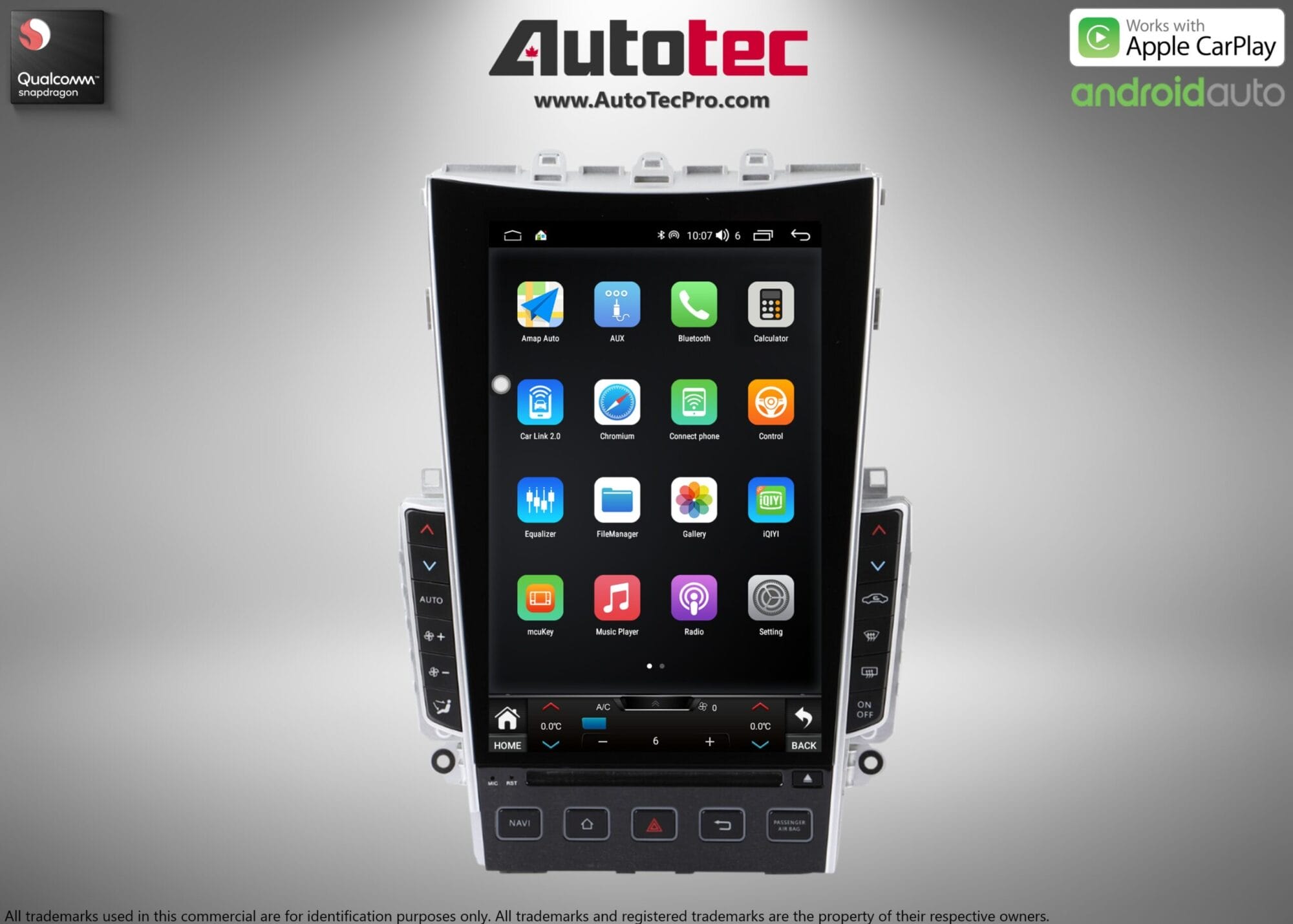 Infiniti Q50 / Q60 (2013 – 2019) 13.6″ (Mark 7) IPS HD 1080P Touch-Screen Navigation & Infotainment System | Android 13 | GPS | BT | Wifi | 4G LTE | CarPlay