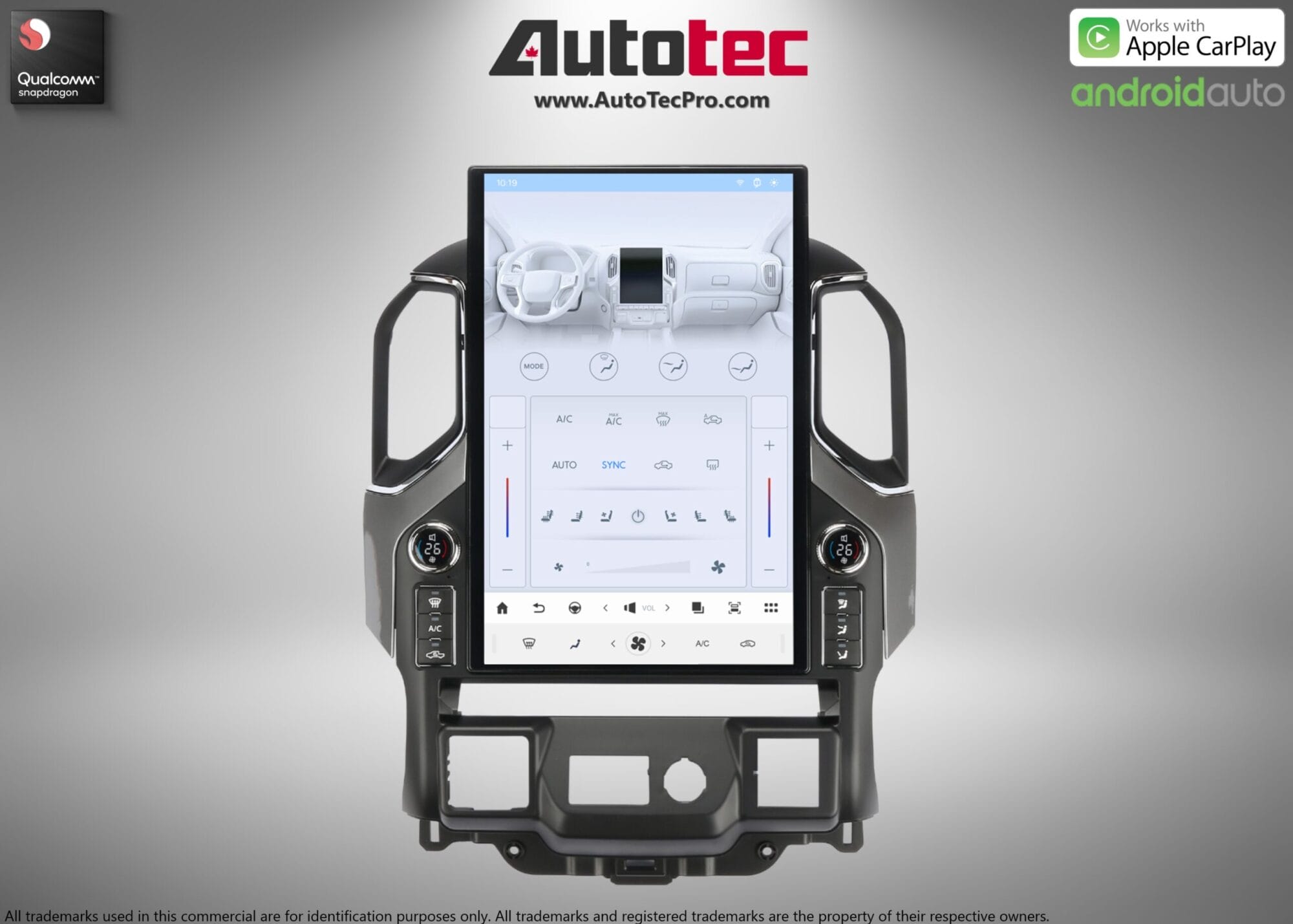 Chevrolet Silverado / GMC Sierra (2019 – 2026) 17.2″ IPS HD Touch-Screen Navigation & Infotainment System | Android 14 | GPS | BT | Wifi | CarPlay | Onstar | 4G LTE