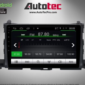 Toyota Highlander (2014 – 2019) OEM FIT 10.2″ HD Touch-Screen Android Navigation System | GPS | BT | Wifi | A2DP | CAMERA