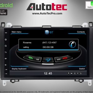 Mercedes-Benz Sprinter ( 2007-2018 ) Direct-Fit 9″ HD Touch-Screen Android Navigation System | Android 14 | GPS | BT | Wifi | A2DP | CAMERA