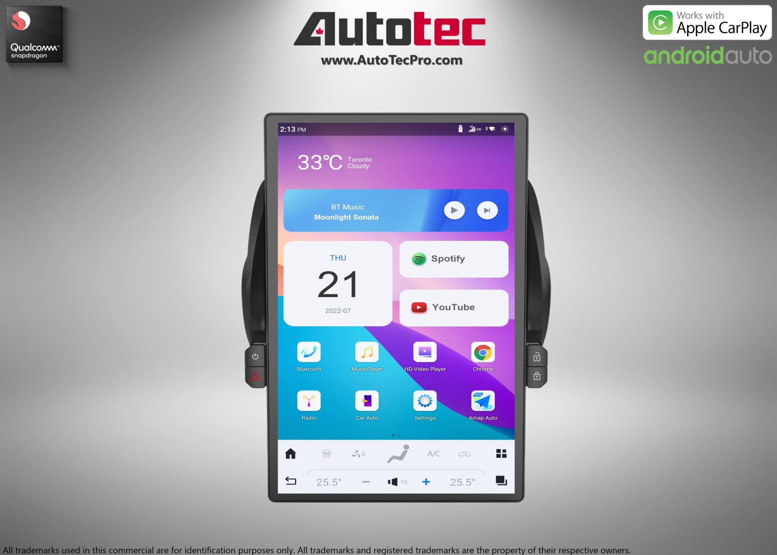 Chevrolet Camaro (2010 – 2015) 14.5″ IPS QHD 2K Touch-Screen Android Navigation System | Android 13 | GPS | BT | Wifi | CarPlay | Android Auto | 4G LTE