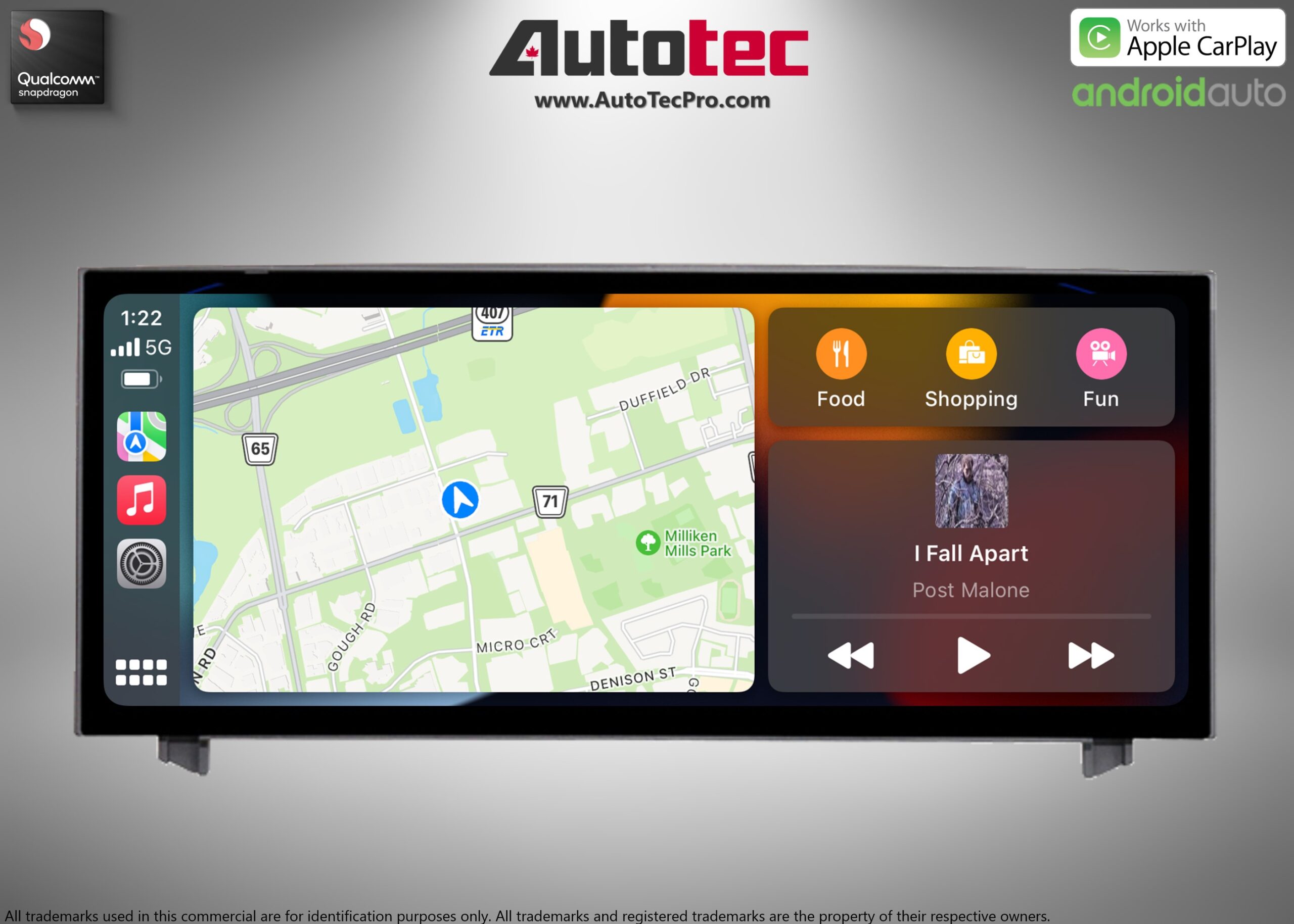 Lexus IS ( 2014- 2019 ) 10.25″ HD Touch-Screen Navigation & Infotainment System | Android 13 | GPS | BT | Wifi | A2DP | CarPlay