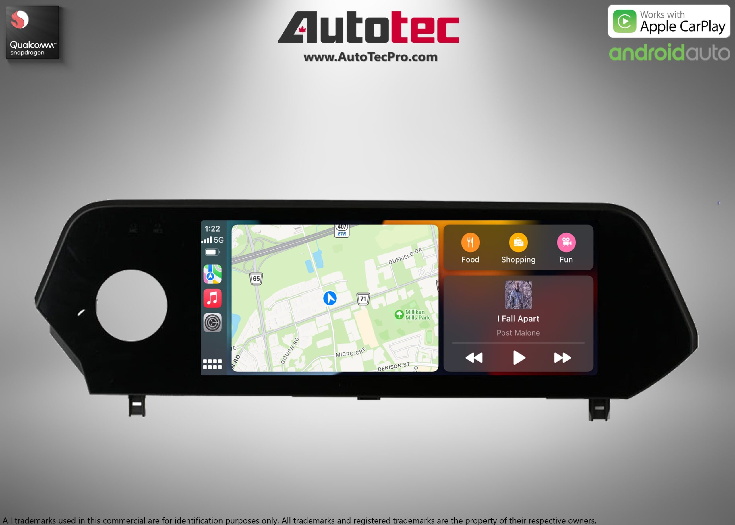 Lexus UX ( 2019- 2021 ) 10.25″ HD Touch-Screen Navigation & Infotainment System | Android 13 | GPS | BT | Wifi | A2DP | CarPlay