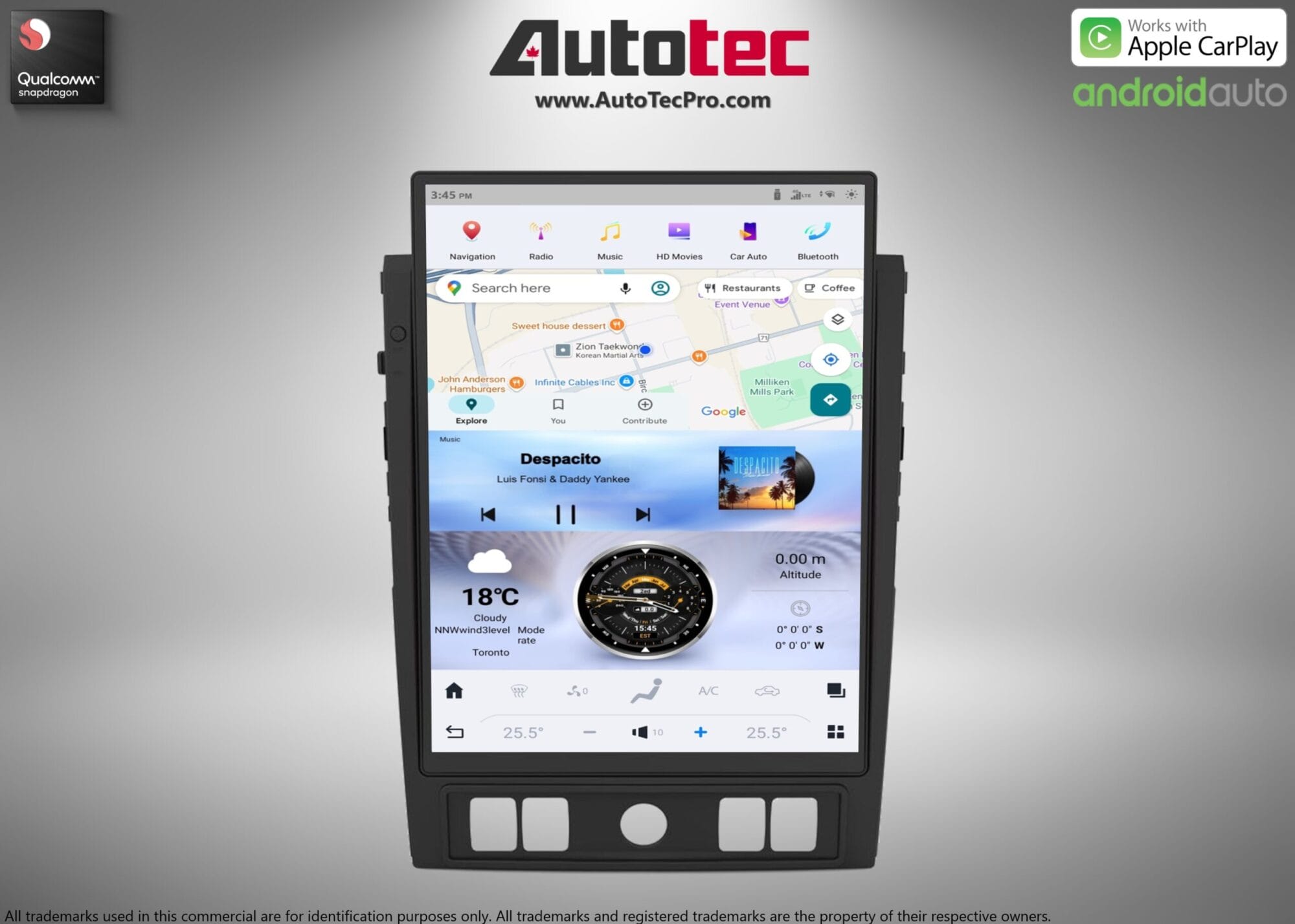 Nissan Titan (2020 – 2025) 15.6″ HD IPS Touch-Screen Navigation & Infotainment System | Android 13 | GPS | BT | Wifi | CarPlay | DSP | 4G LTE