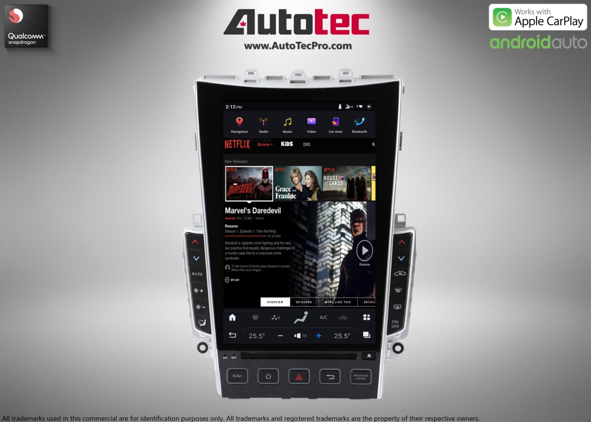 Infiniti Q50 / Q60 (2013 – 2019) 13.6″ (Mark 7) IPS HD 1080P Touch-Screen Navigation & Infotainment System | Android 13 | GPS | BT | Wifi | 4G LTE | CarPlay