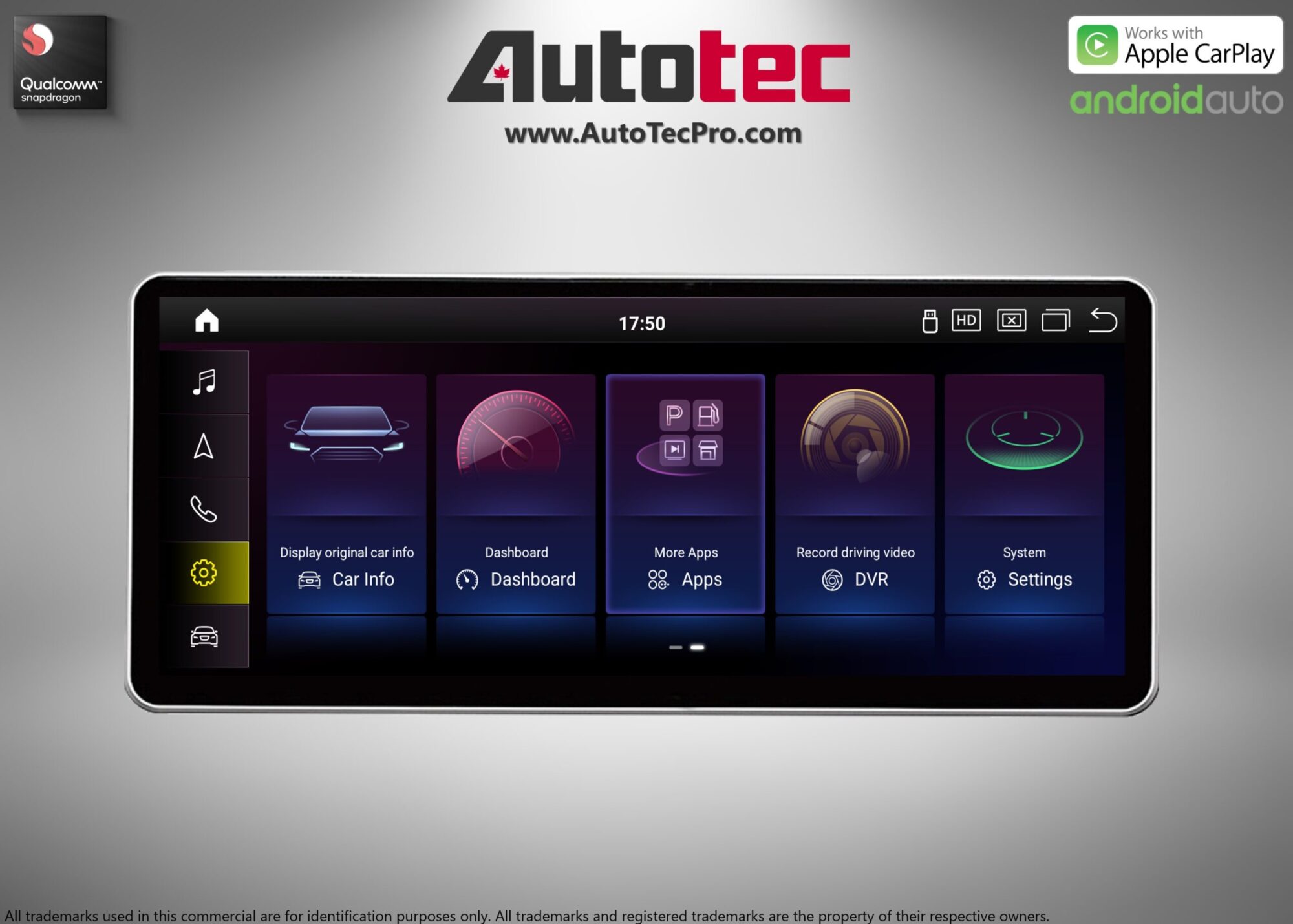 AUDI A4 / A5 (2016 – 2020 | B9) OEM FIT 10.25″ HD IPS Touch-Screen Android Navigation & Infotainment System | Android 14 | GPS | BT | Wifi | 4G LTE | CarPlay | Android Auto | Camera