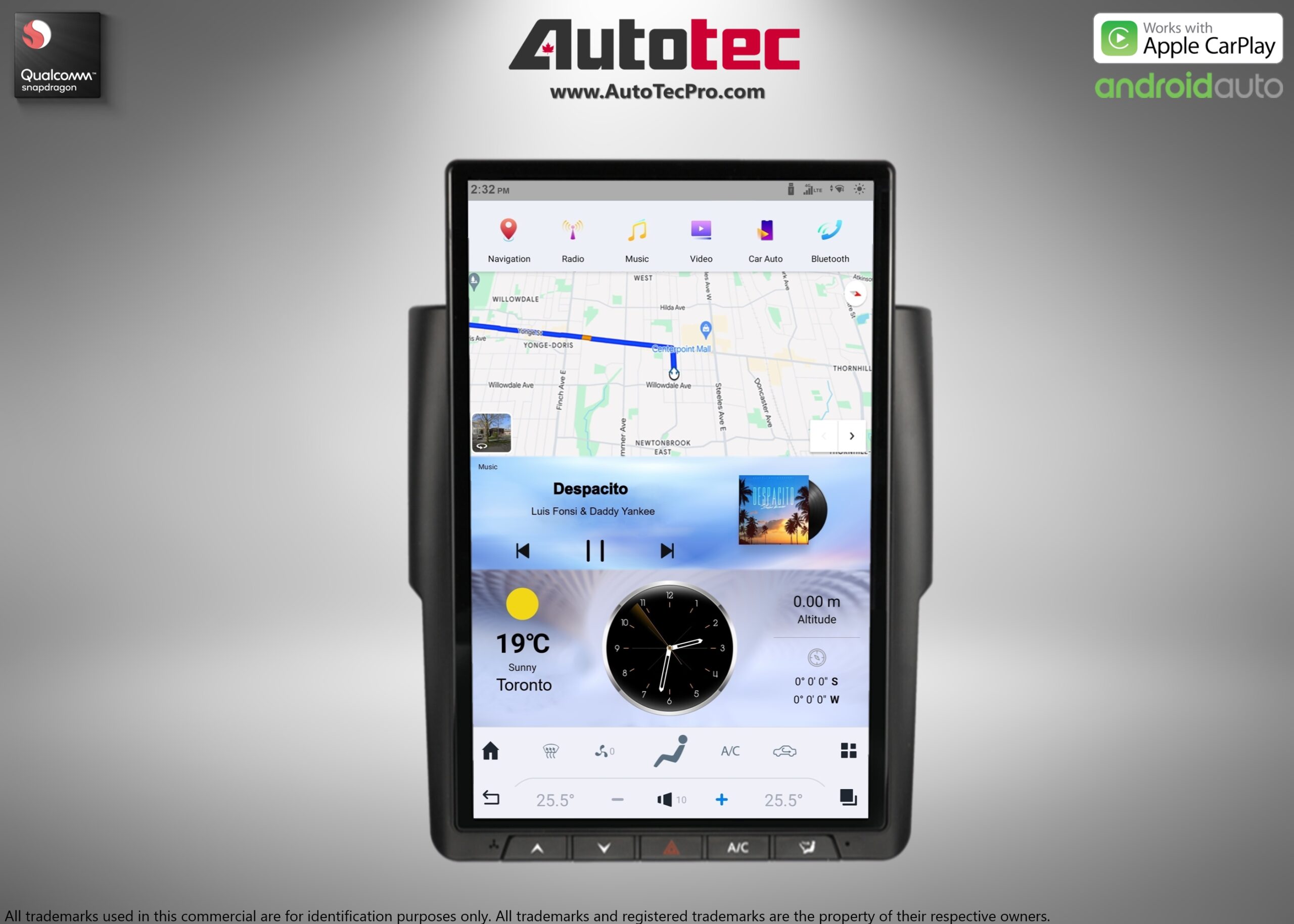 Dodge RAM (2013 – 2018) 14.4″ IPS QHD 2K Touch-Screen Android Navigation System | Android 13 | GPS | BT | Wifi | CarPlay | Android Auto | 4G LTE