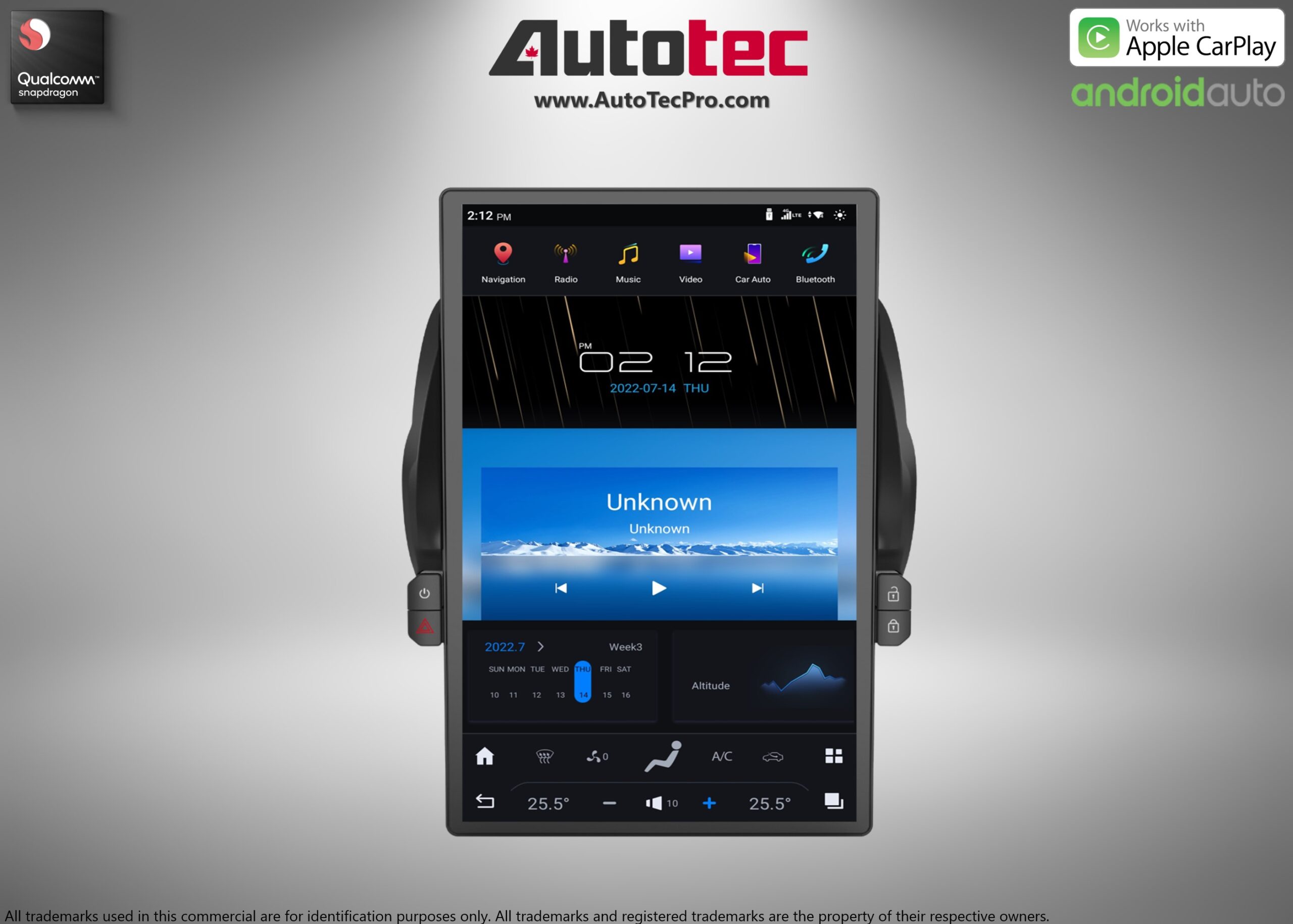 Chevrolet Camaro (2010 – 2015) 14.5″ IPS QHD 2K Touch-Screen Android Navigation System | Android 13 | GPS | BT | Wifi | CarPlay | Android Auto | 4G LTE