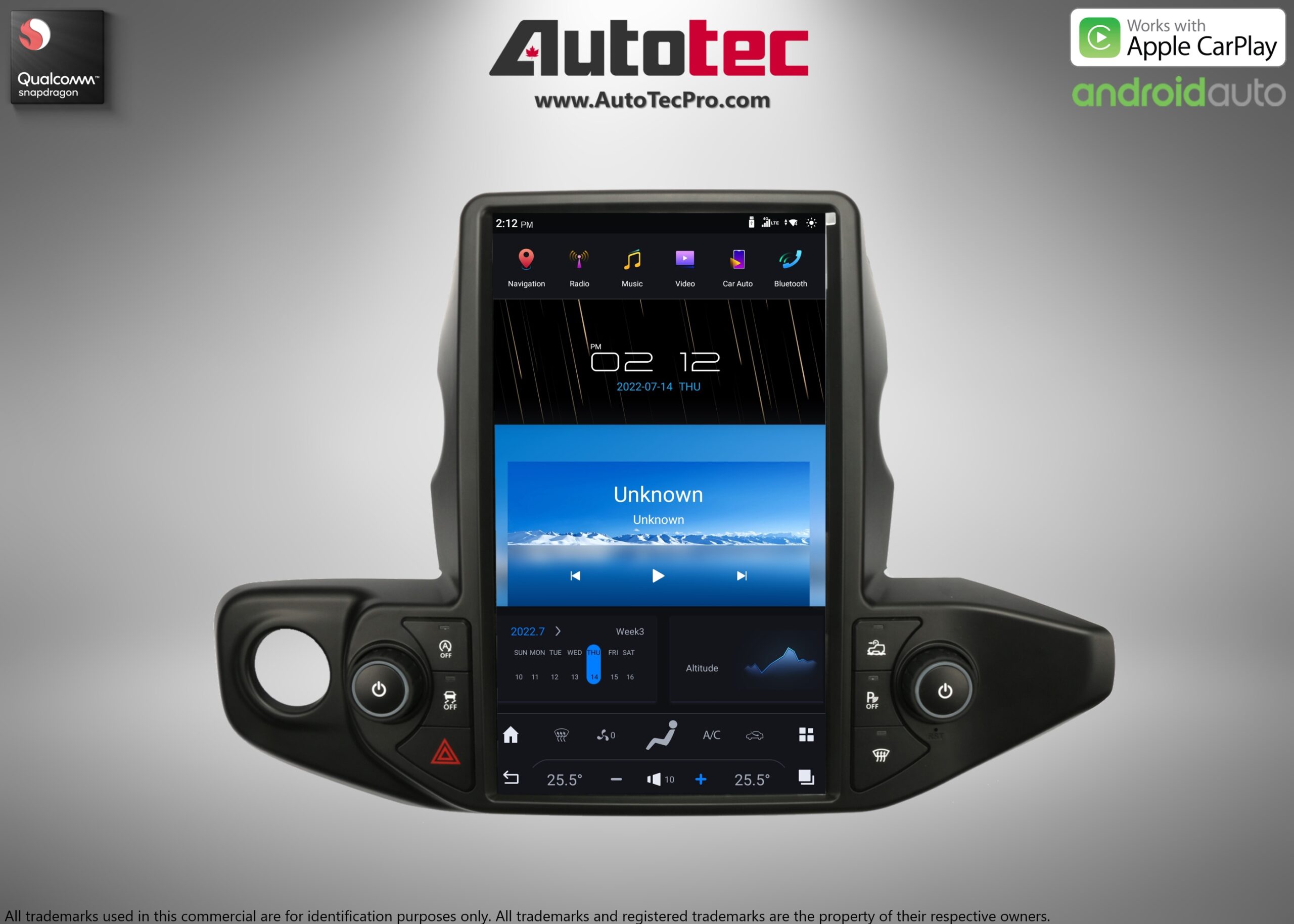 Jeep Wrangler (2018 – 2023) 13.6″ IPS HD Touch-Screen Navigation & Infotainment System | Android 13 | GPS | BT | Wifi | CarPlay