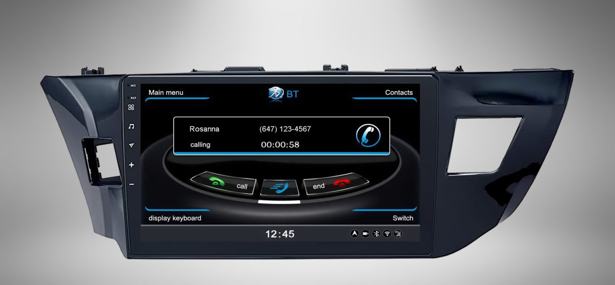 Toyota Corolla (2014 2016) 10.1″ HD TouchScreen Android Navigation