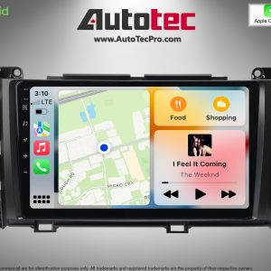 Toyota Sienna (2011 – 2014) OEM FIT 9″ HD Touch-Screen Android Navigation System | Android 13 | GPS | BT | Wifi | CarPlay | Camera