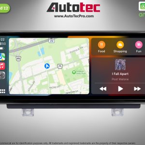 BMW 3 Series (2012 – 2018) F30 / F31 / F34 / F35 OEM FIT 10.25″/12.3″ HD Touch-Screen Navigation & Infotainment System | Android 12 | GPS | BT | Wifi | 4G LTE | Camera | CarPlay