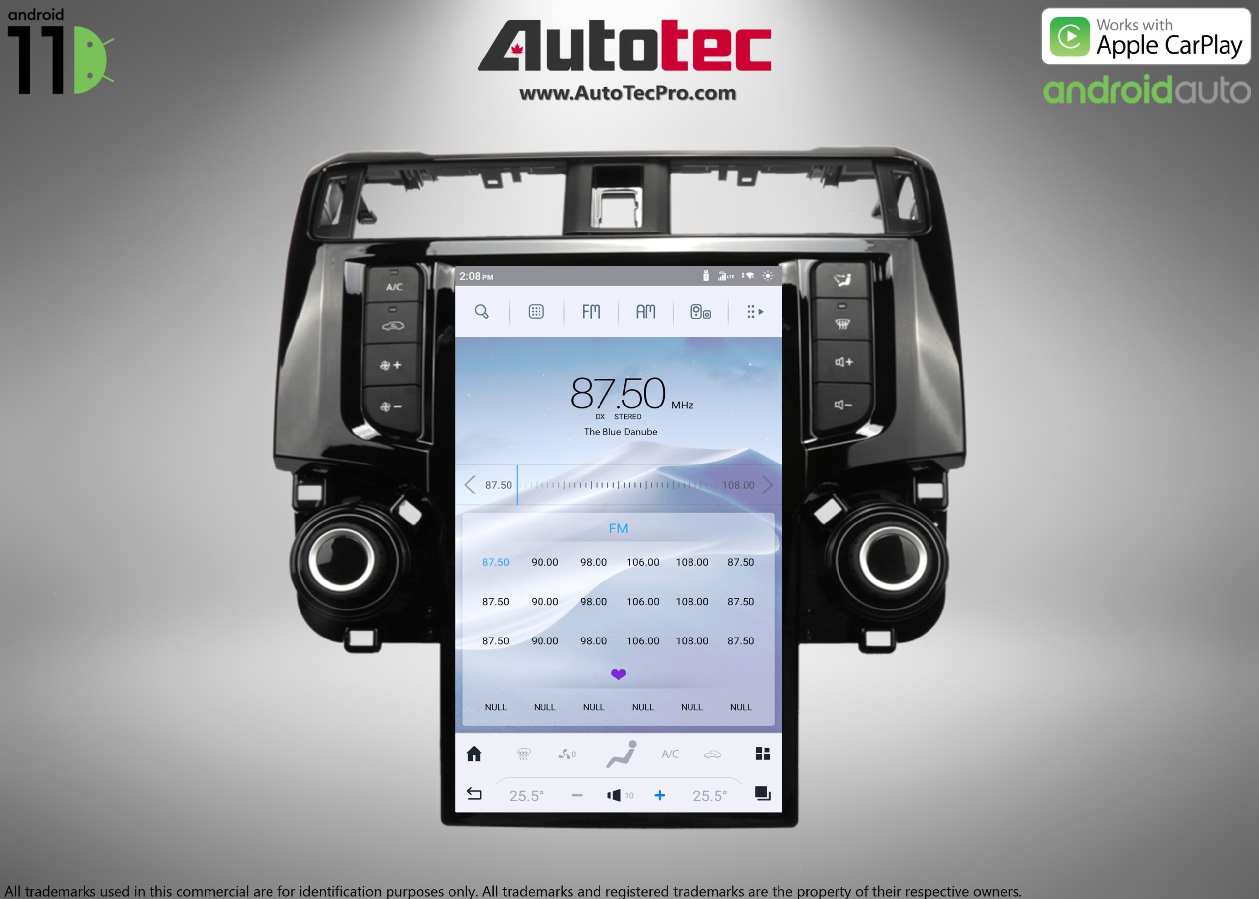 Toyota 4Runner (2009 – 2020) 13.6″ IPS HD Touch-Screen Navigation & Infotainment System | Android 11 | GPS | BT | Wifi | CarPlay
