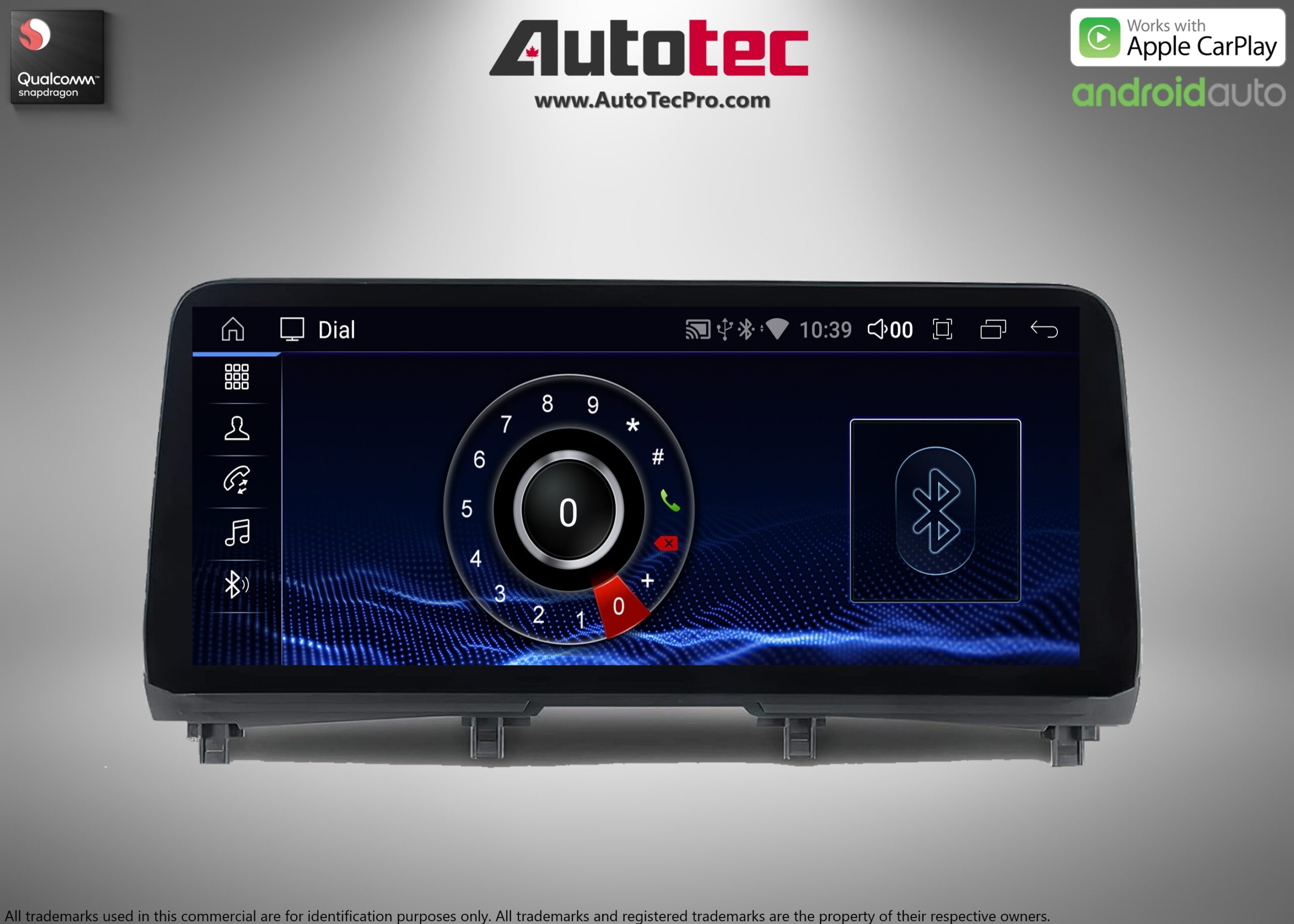 Lexus RX ( 2009- 2015 ) 12.3″ HD Touch-Screen Navigation & Infotainment System | GPS | BT | Wifi | A2DP | CAMERA