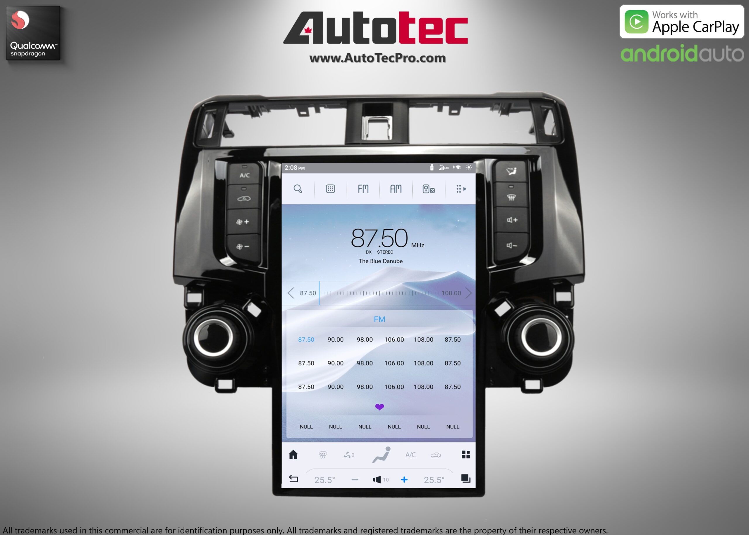 Toyota 4Runner (2009 – 2019) 13.6″ IPS HD Touch-Screen Navigation & Infotainment System | Android 13 | GPS | BT | Wifi | CarPlay