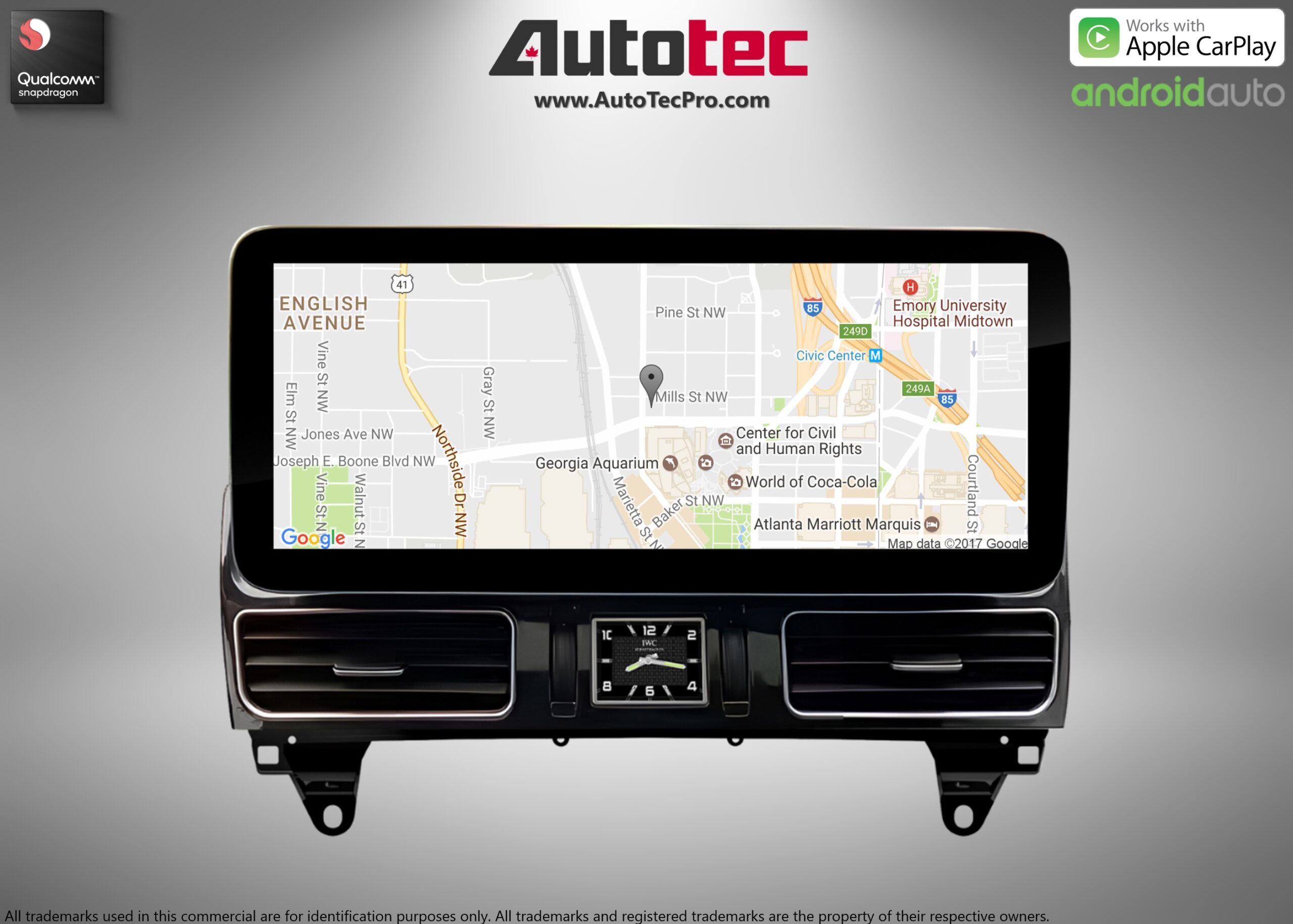 Mercedes-Benz ML / GL ( 2013-2014 ) W166 / X166 Direct-Fit 12.3″ HD IPS Touch-Screen Android Navigation System | Android 13 | GPS | BT | Wifi | Camera | CarPlay