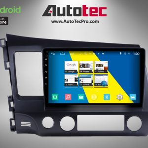 Honda Civic (2006 – 2011) Direct-Fit 10.1″ HD Touch-Screen Android Navigation System | GPS | BT | Wifi | CarPlay | CAMERA