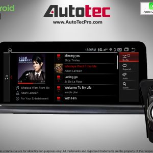 BMW 3 Series (2006 – 2012)  E90 / E91 / E92 OEM FIT 10.25″ /12.5″ HD Touch-Screen Android Navigation System | GPS | BT | Wifi | Camera | CarPlay