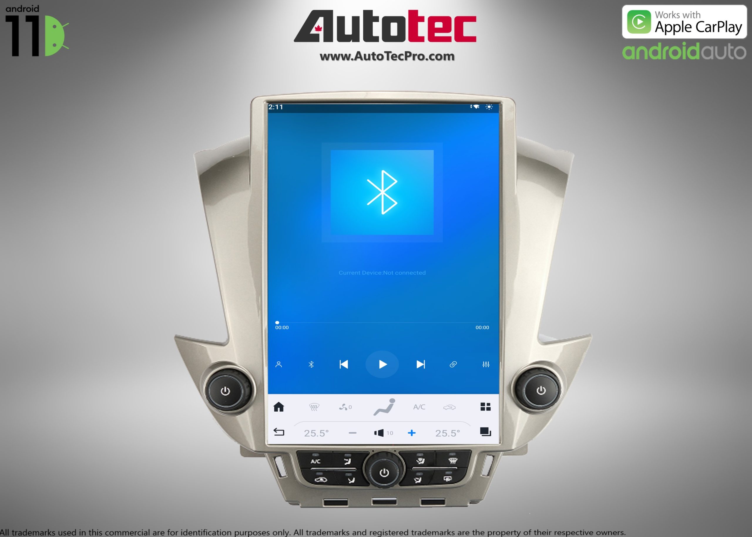 Chevrolet Tahoe / Suburban / GMC Yukon (2015 – 2020) 14.4″ IPS QHD 2K Touch-Screen Navigation & Infotainment System | Android 11 | GPS | BT | Wifi | CarPlay | Onstar | 4G LTE
