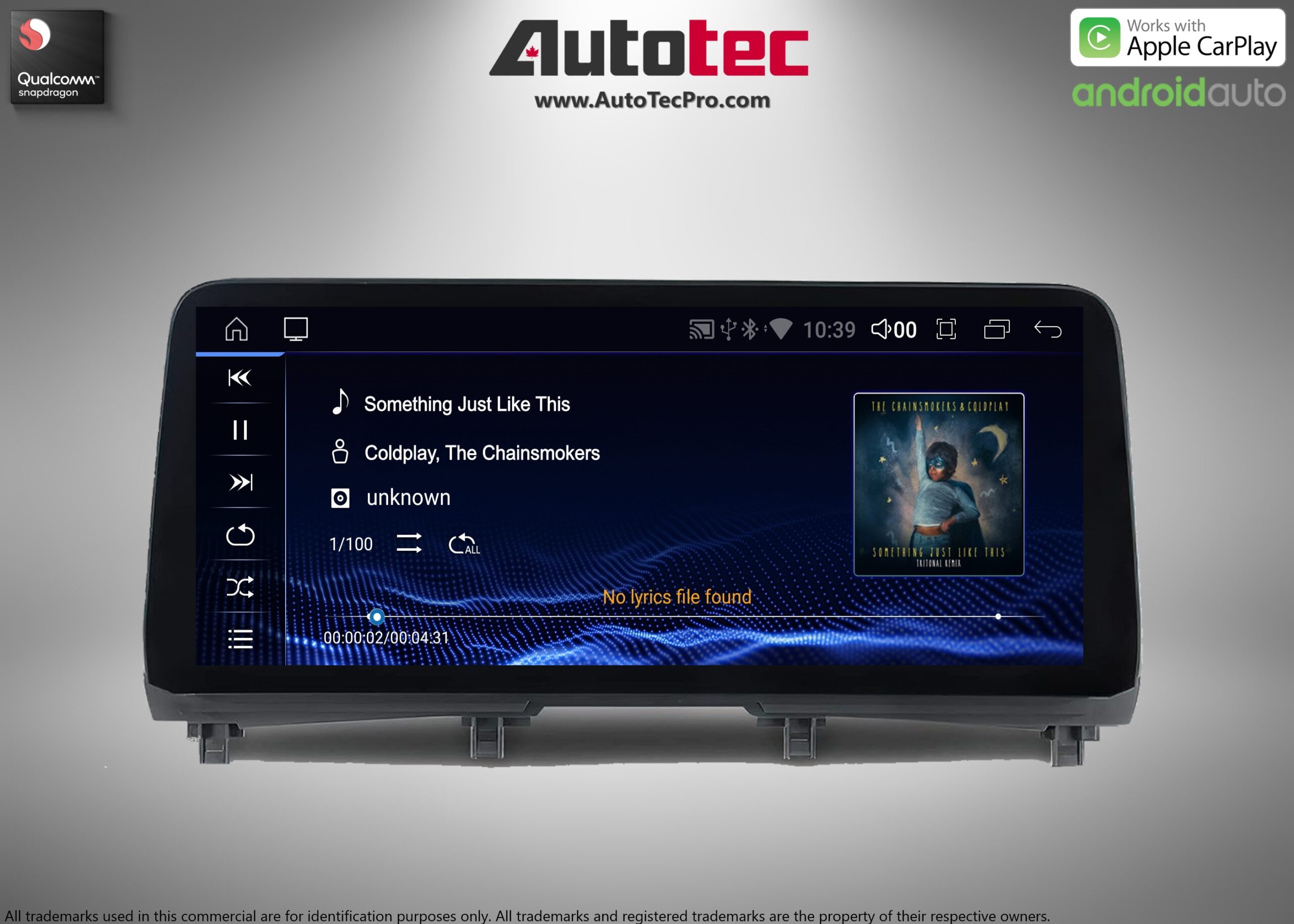 Lexus RX ( 2009- 2015 ) 12.3″ HD Touch-Screen Navigation & Infotainment System | GPS | BT | Wifi | A2DP | CAMERA