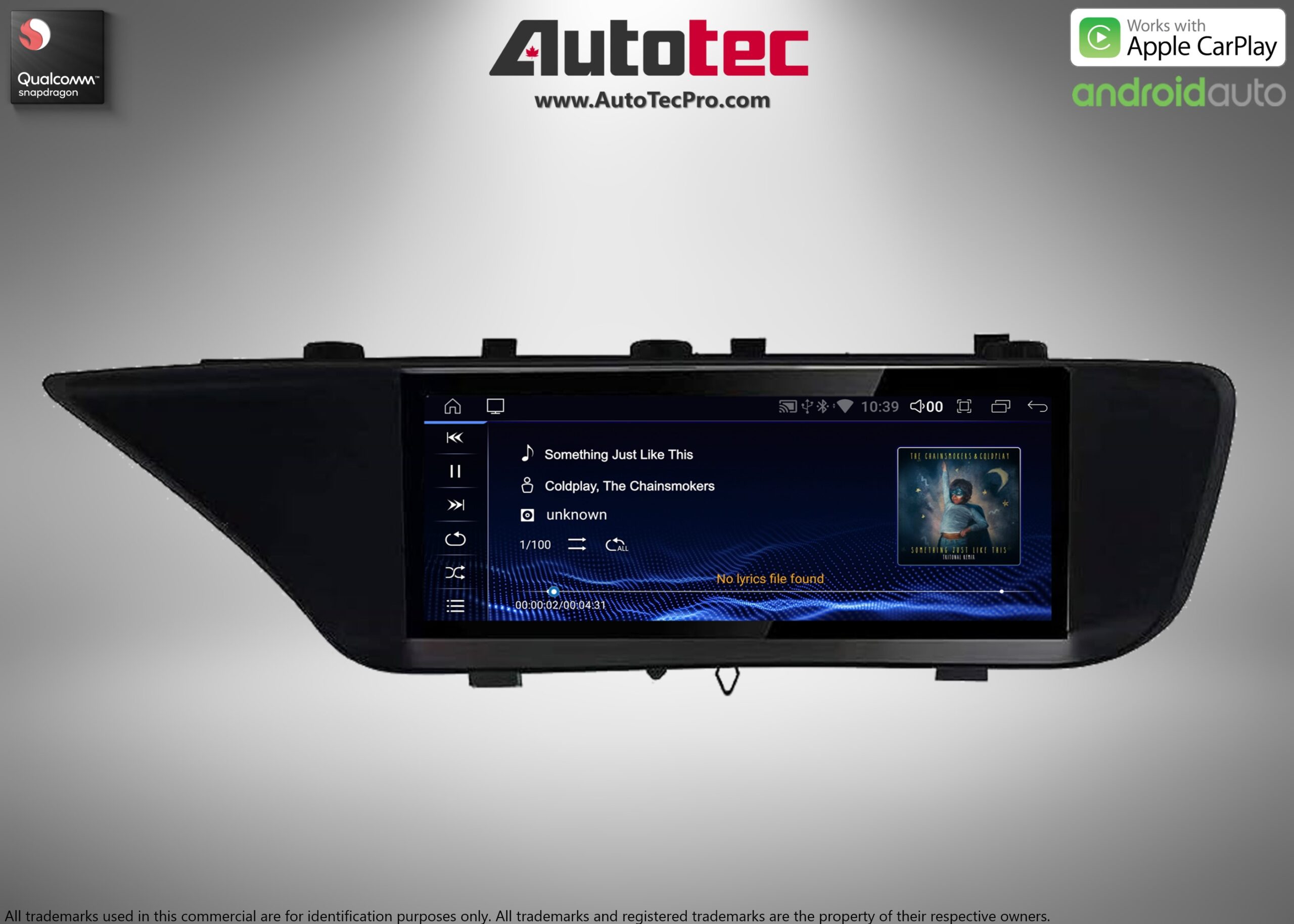 Lexus GS ( 2012- 2019 ) 12.3″ HD Touch-Screen Navigation & Infotainment System | Android 13 | GPS | BT | Wifi | A2DP | CarPlay