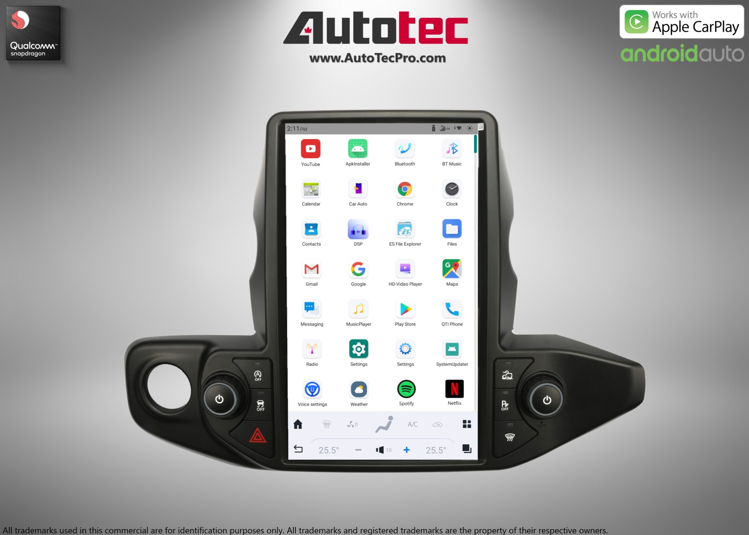 Jeep Wrangler (2018 – 2023) 13.6″ IPS HD Touch-Screen Navigation & Infotainment System | Android 13 | GPS | BT | Wifi | CarPlay