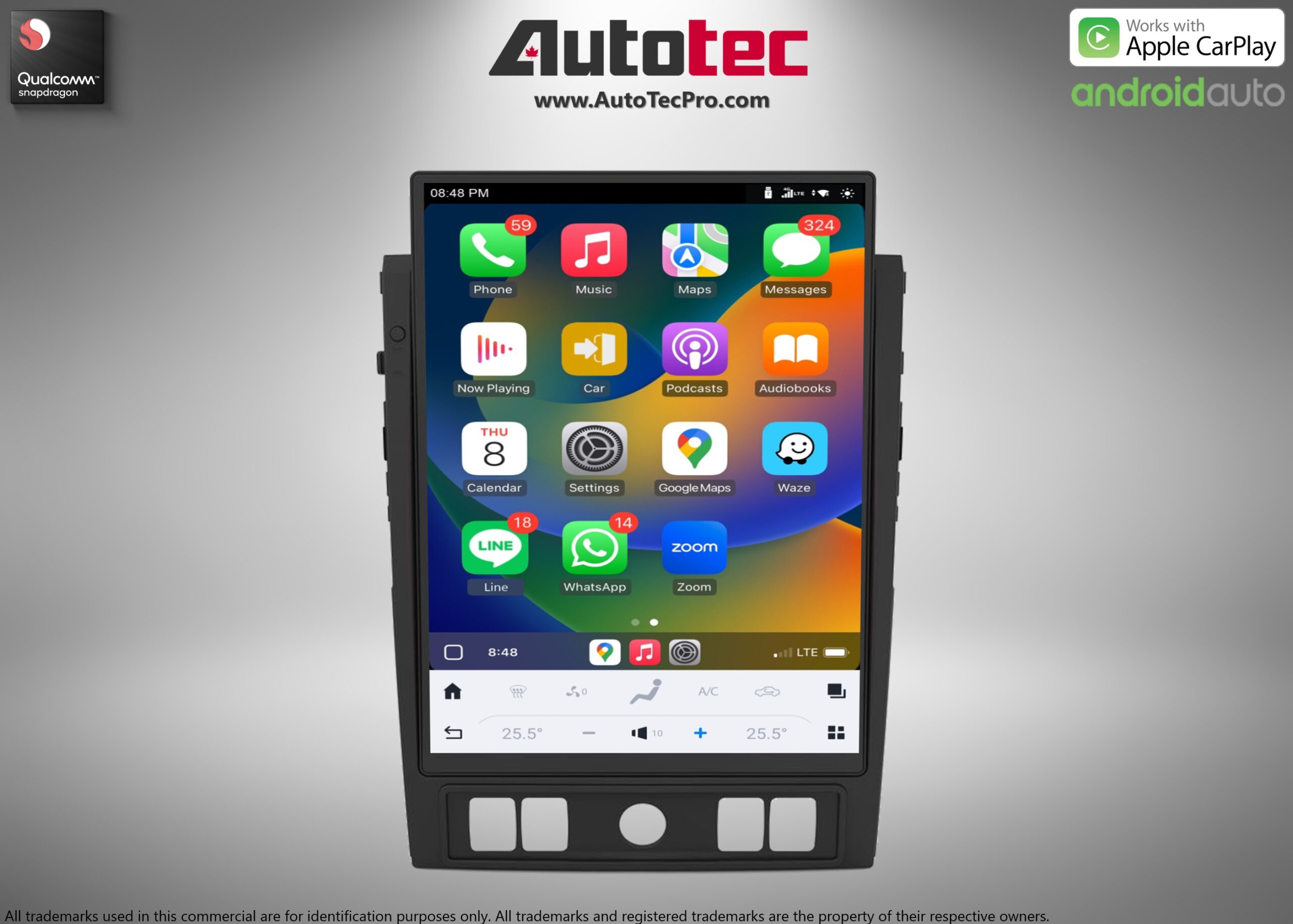 Nissan Titan (2020 – 2025) 15.6″ HD IPS Touch-Screen Navigation & Infotainment System | Android 13 | GPS | BT | Wifi | CarPlay | DSP | 4G LTE