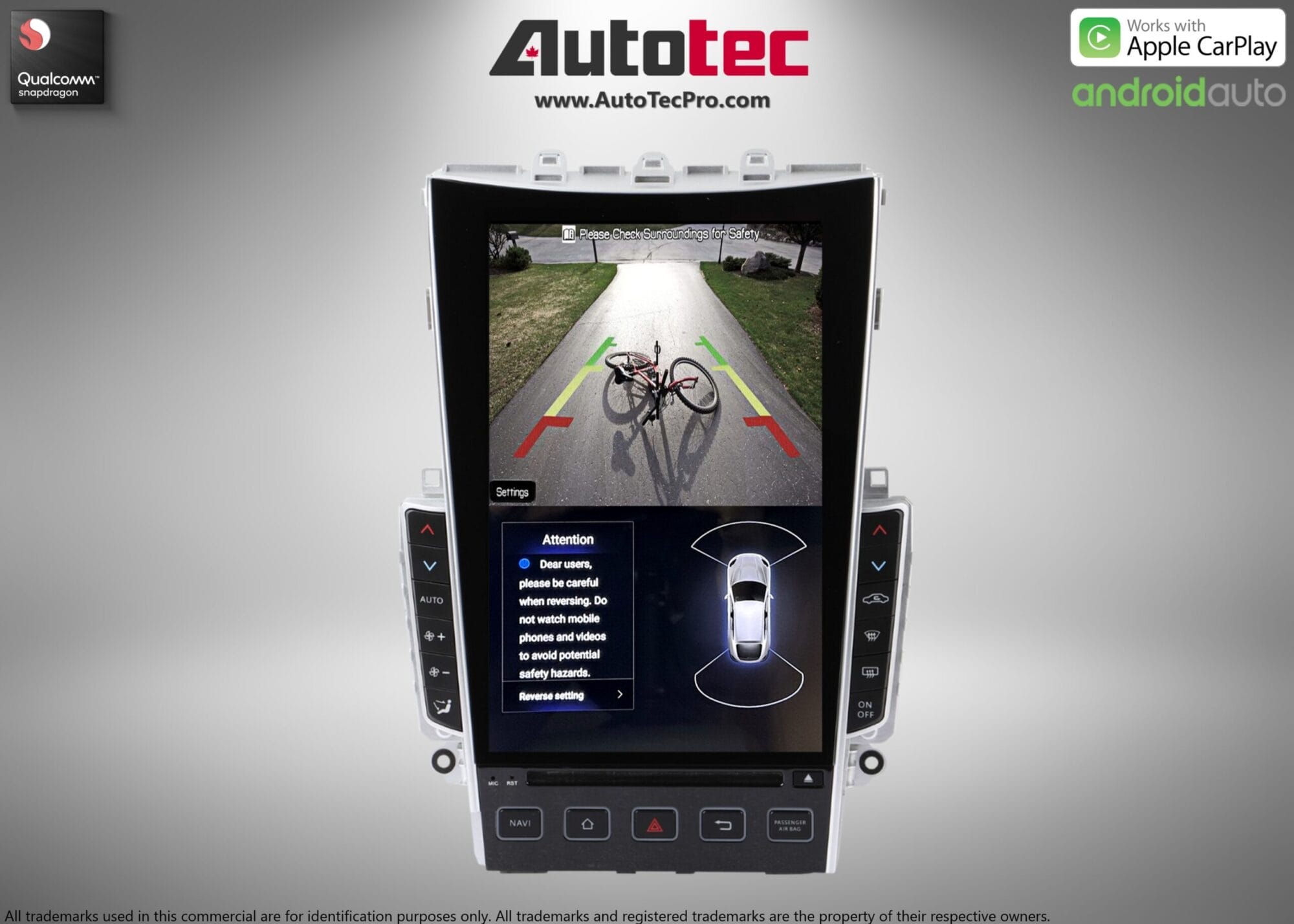 Infiniti Q50 / Q60 (2013 – 2019) 13.6″ (Mark 7) IPS HD 1080P Touch-Screen Navigation & Infotainment System | Android 13 | GPS | BT | Wifi | 4G LTE | CarPlay