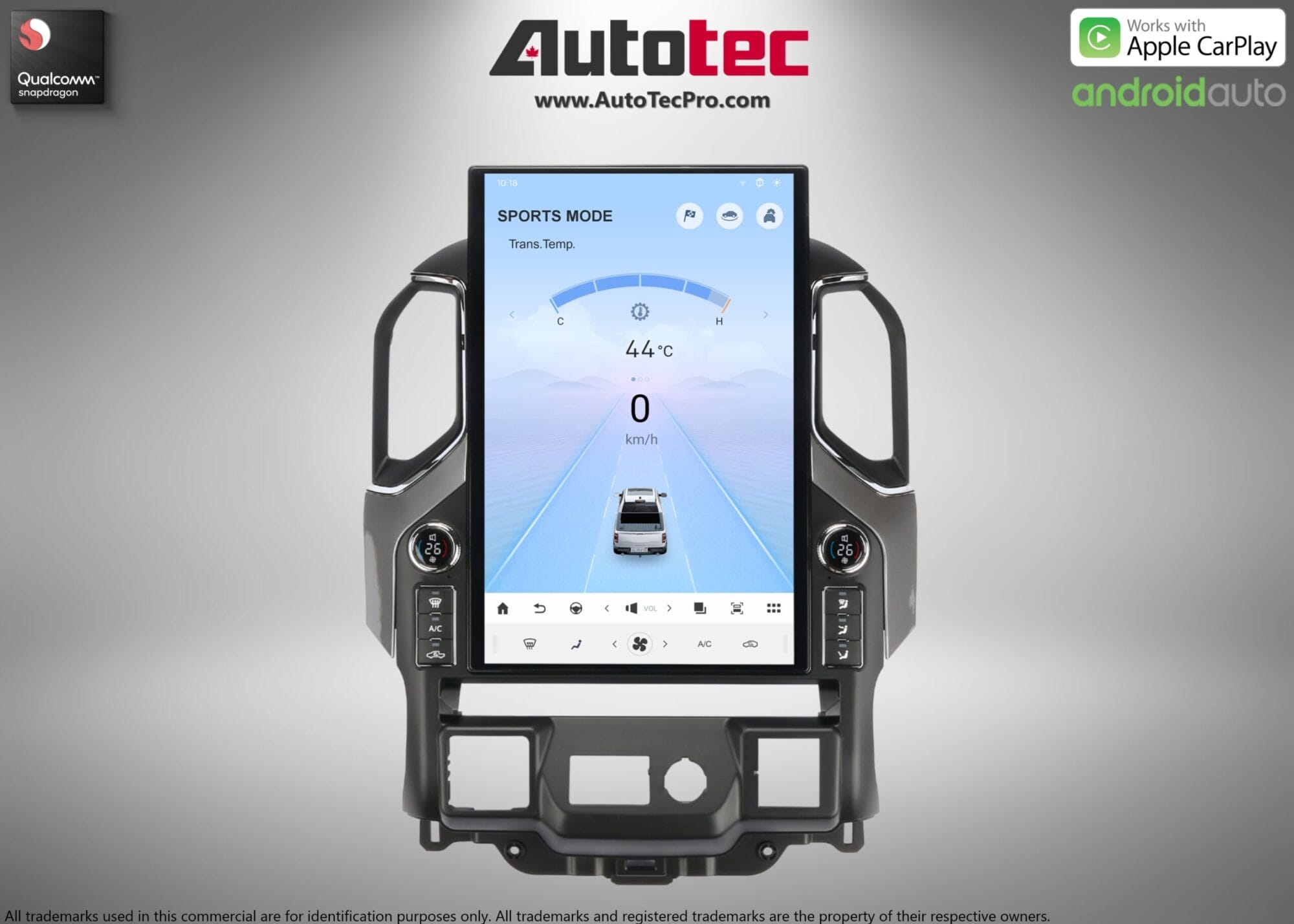 Chevrolet Silverado / GMC Sierra (2019 – 2026) 17.2″ IPS HD Touch-Screen Navigation & Infotainment System | Android 14 | GPS | BT | Wifi | CarPlay | Onstar | 4G LTE