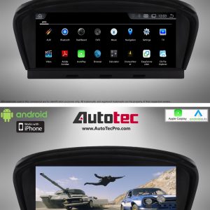 BMW 3 Series (2006 – 2012)  E90 / E91 / E92 OEM FIT 8.8″ HD Touch-Screen Android Navigation System | GPS | BT | Wifi | Camera | CarPlay